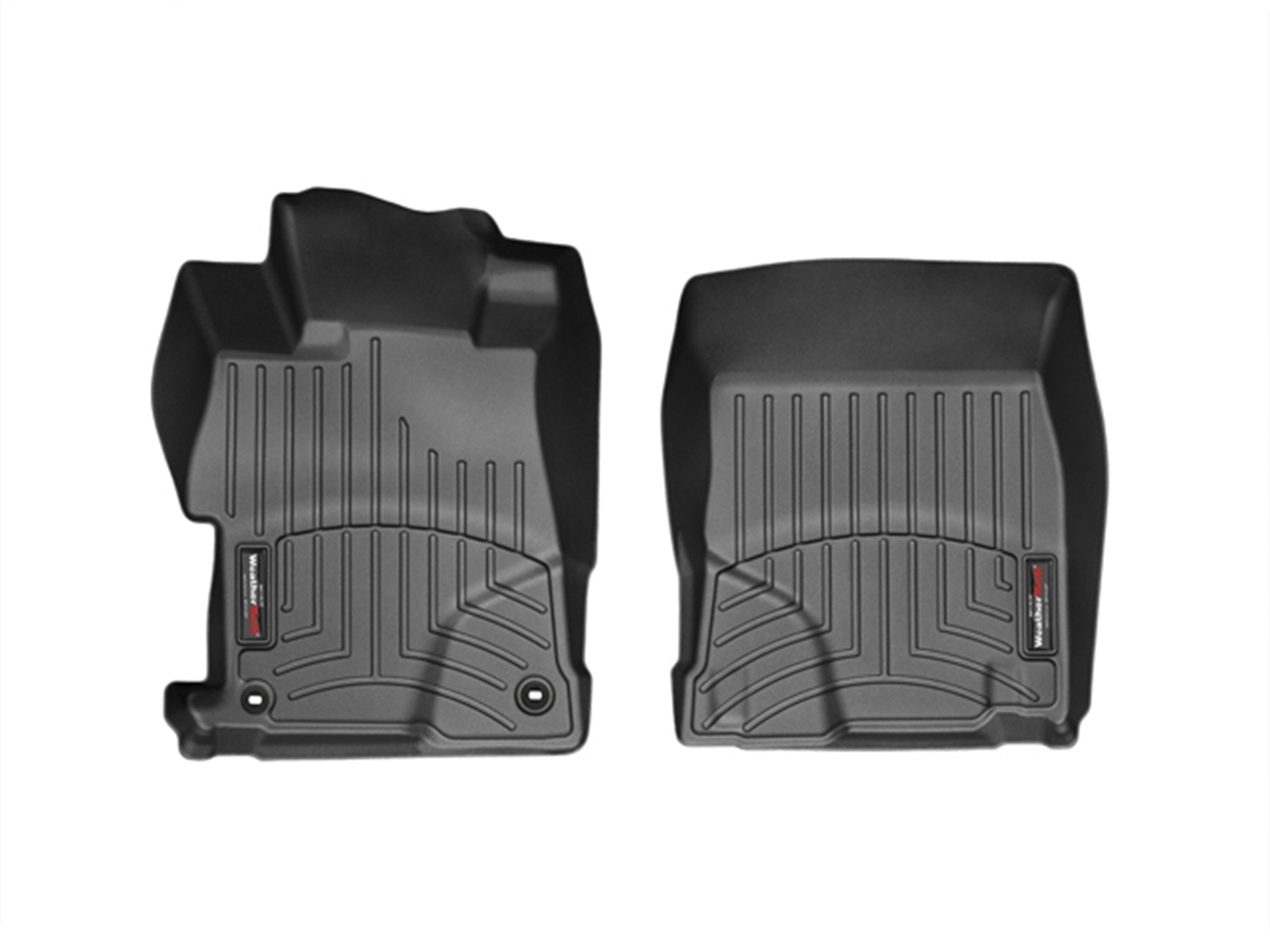 WeatherTech FloorLinerTM DigitalFit; Black; Front 443731 thumbnail 1