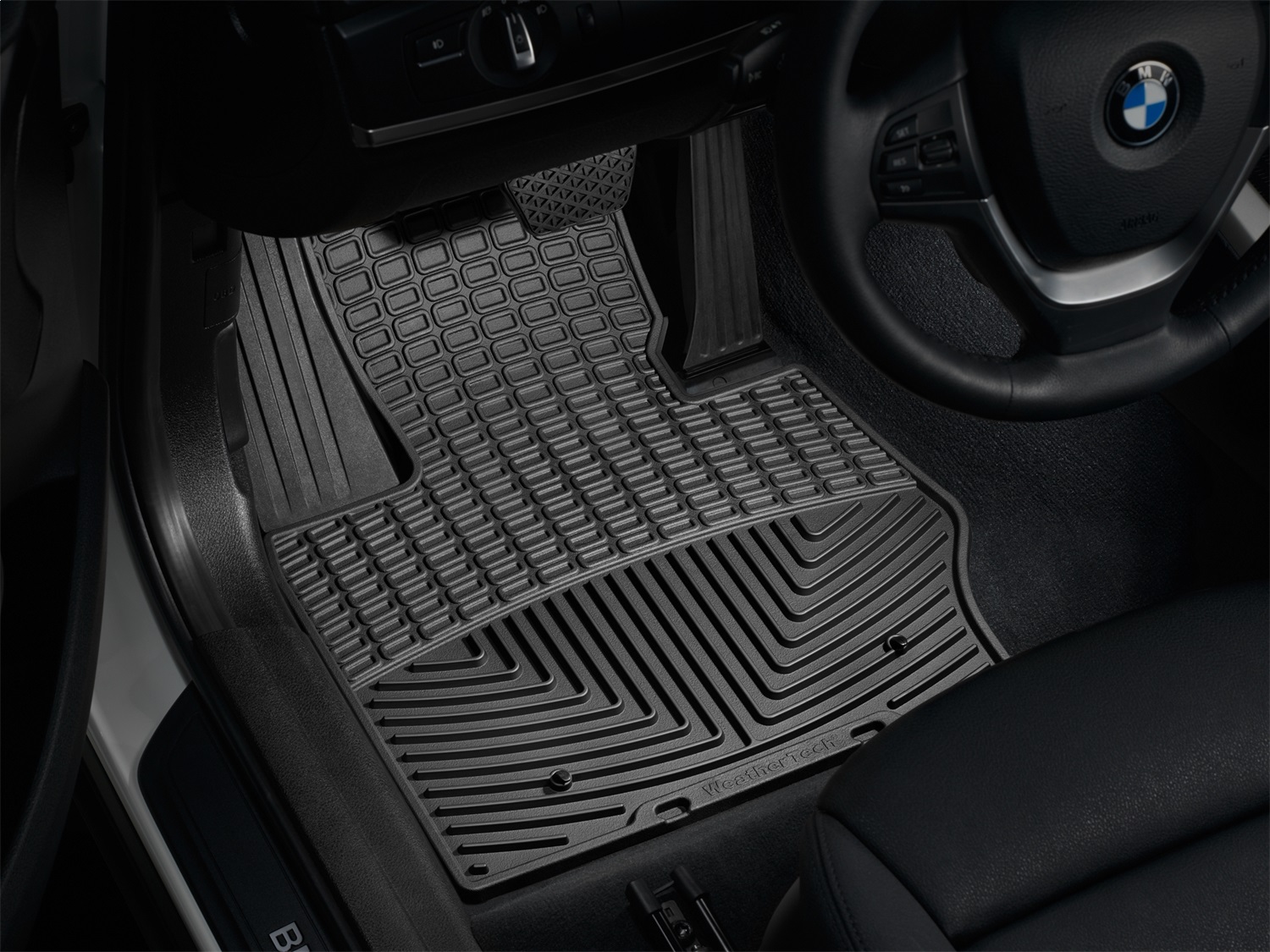 WeatherTech All Weather Floor Mats; Black; Front W258 thumbnail 1