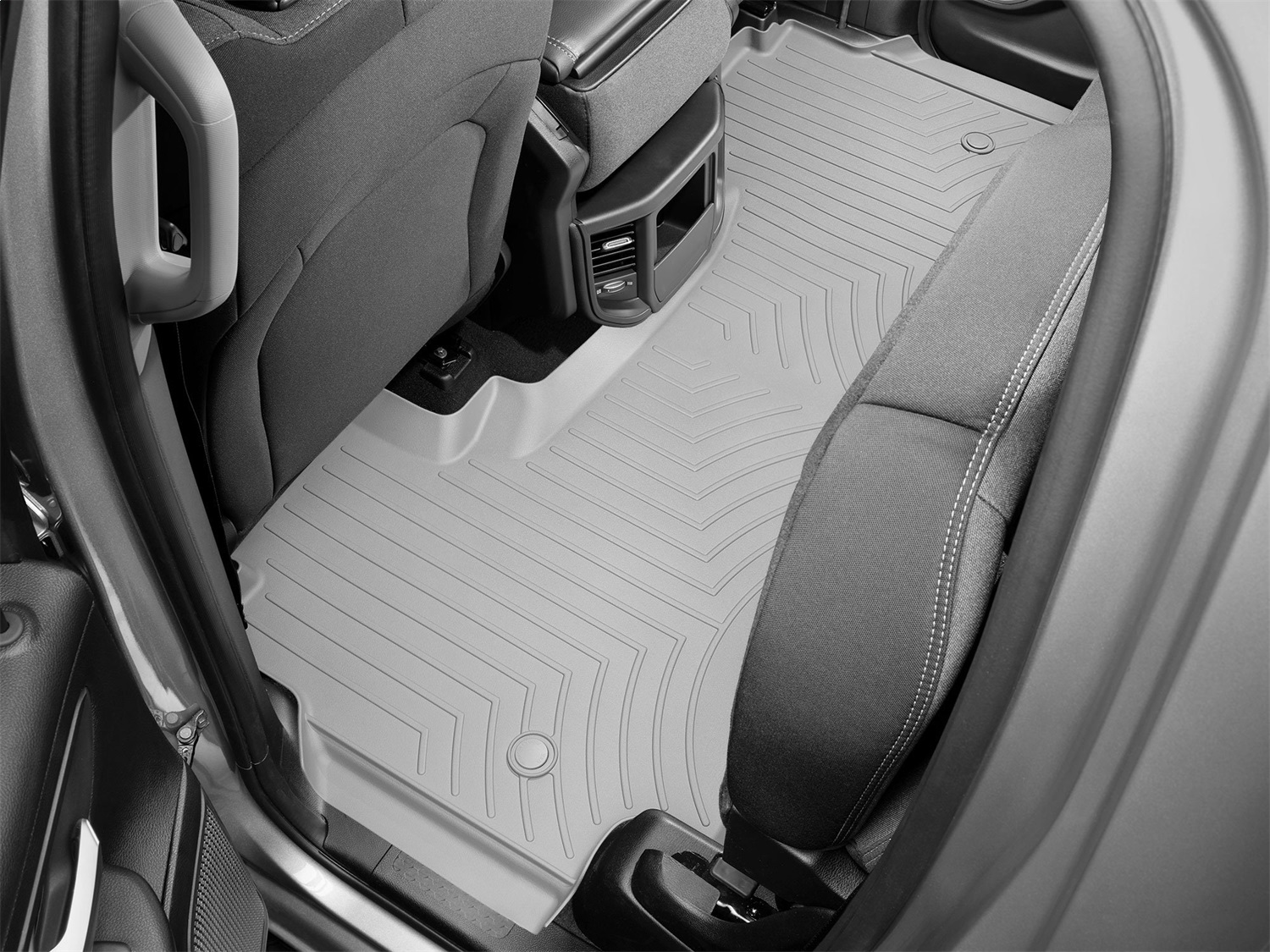 WeatherTech FloorLinerTM DigitalFit; Gray; Rear 4614284 thumbnail 1