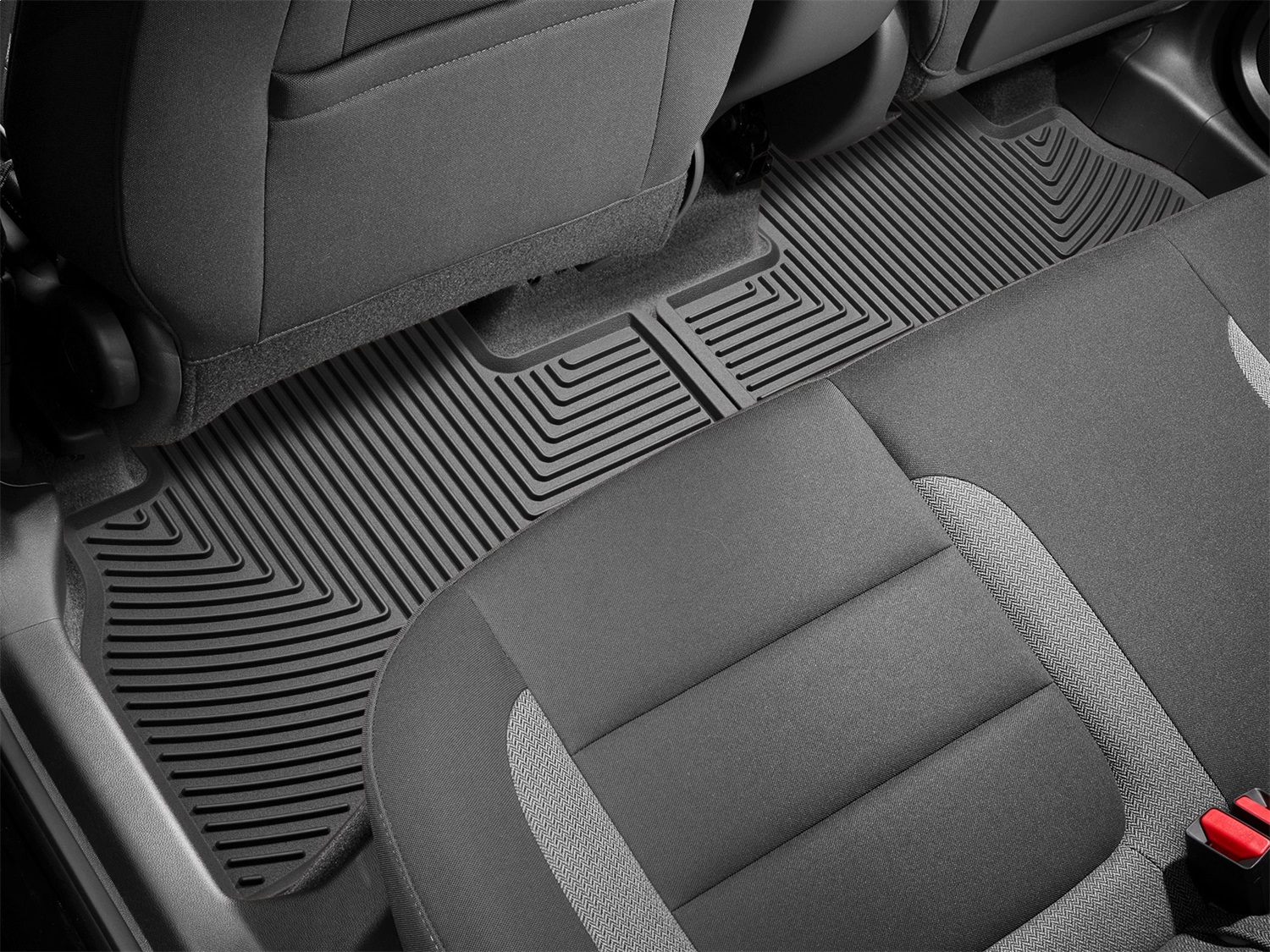WeatherTech All Weather Floor Mats; Black; Rear W557 thumbnail 1