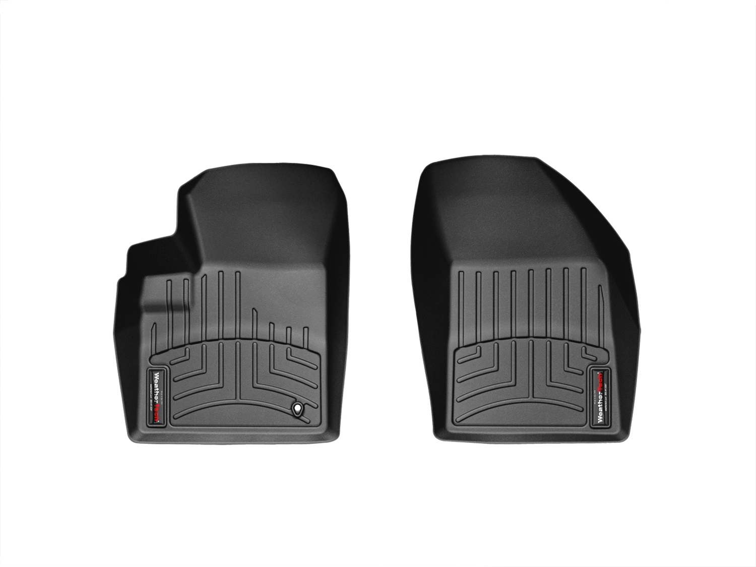 WeatherTech FloorLinerTM DigitalFit; Black; Front 443761 thumbnail 1