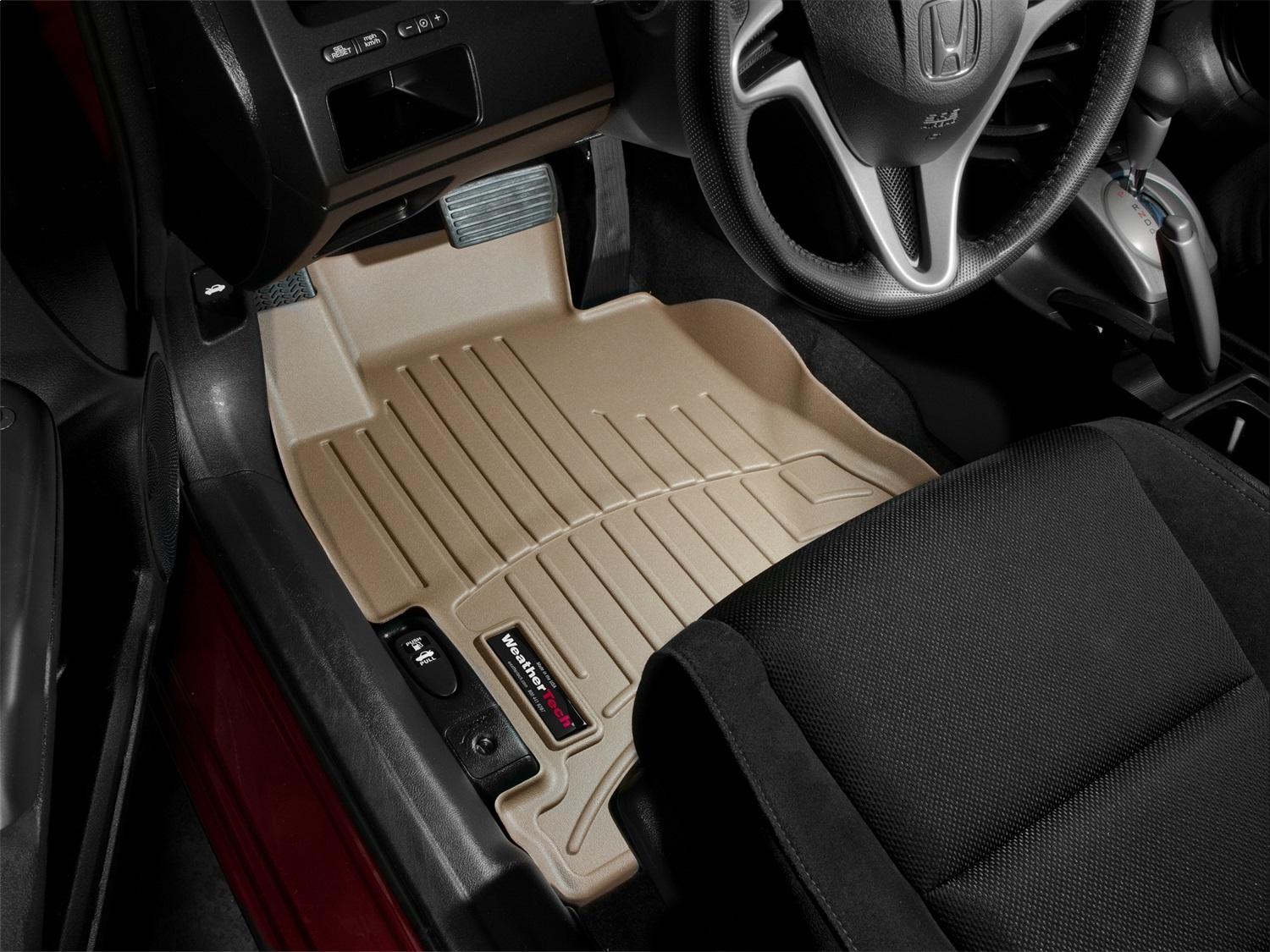 WeatherTech FloorLinerTM DigitalFit; Tan; Front 453631 thumbnail 0