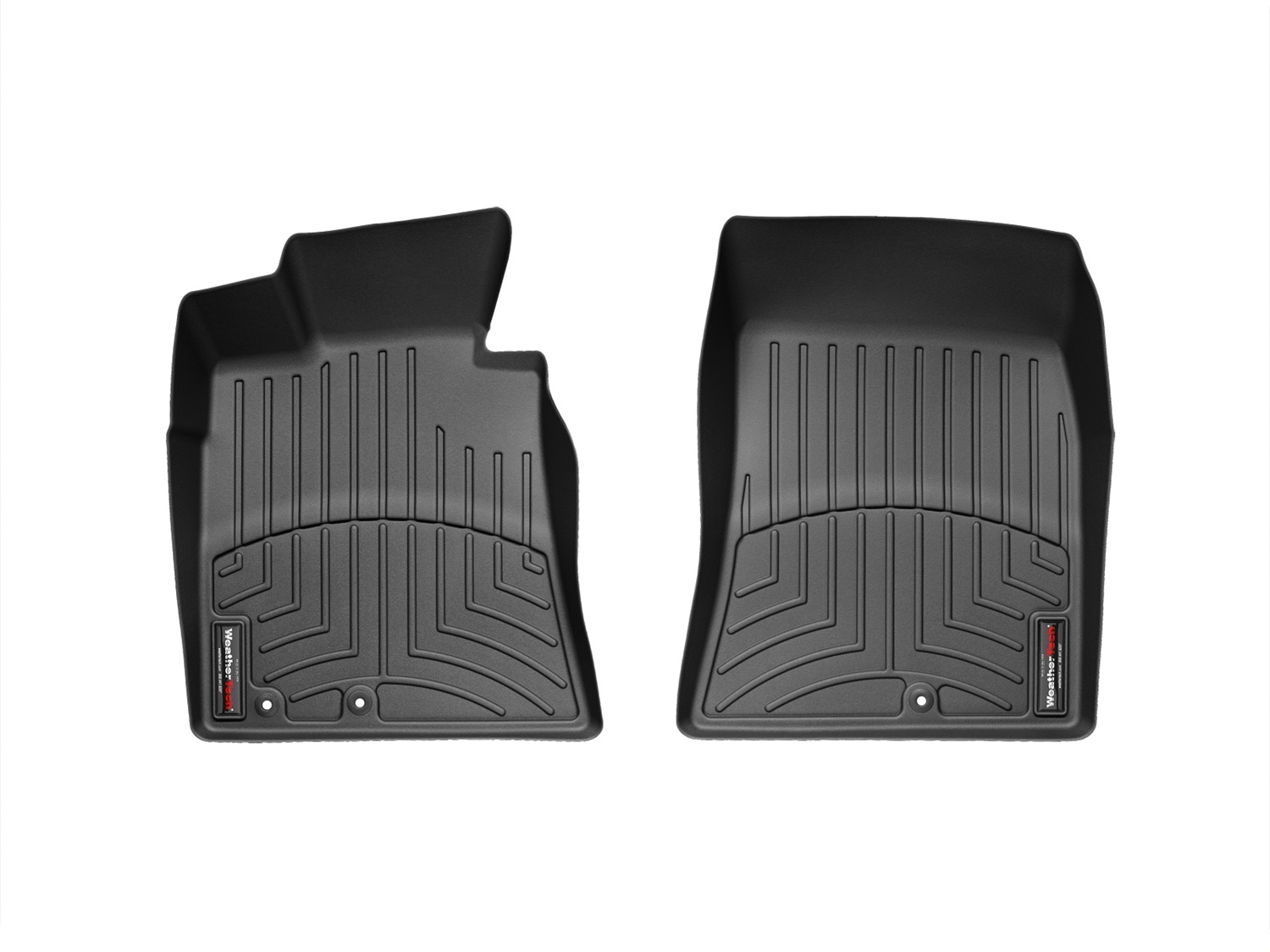 WeatherTech FloorLinerTM DigitalFit; Black; Front 443781 thumbnail 1