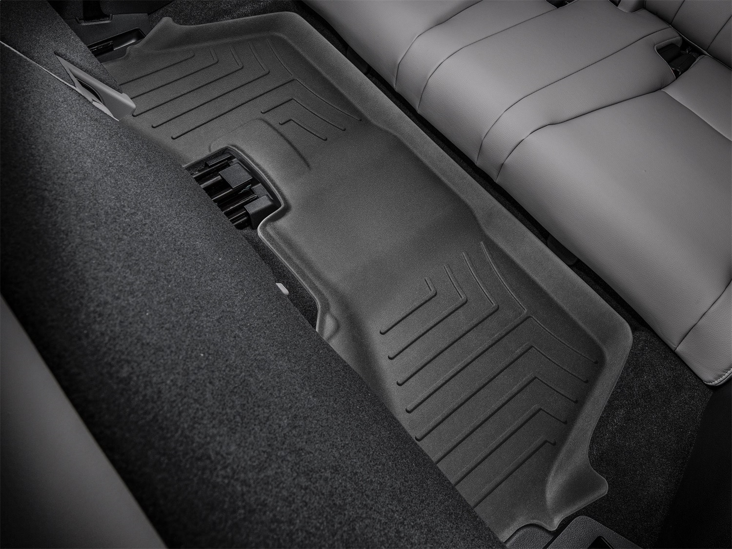 WeatherTech FloorLinerTM HP; Black; Third Row 448393IM thumbnail 0