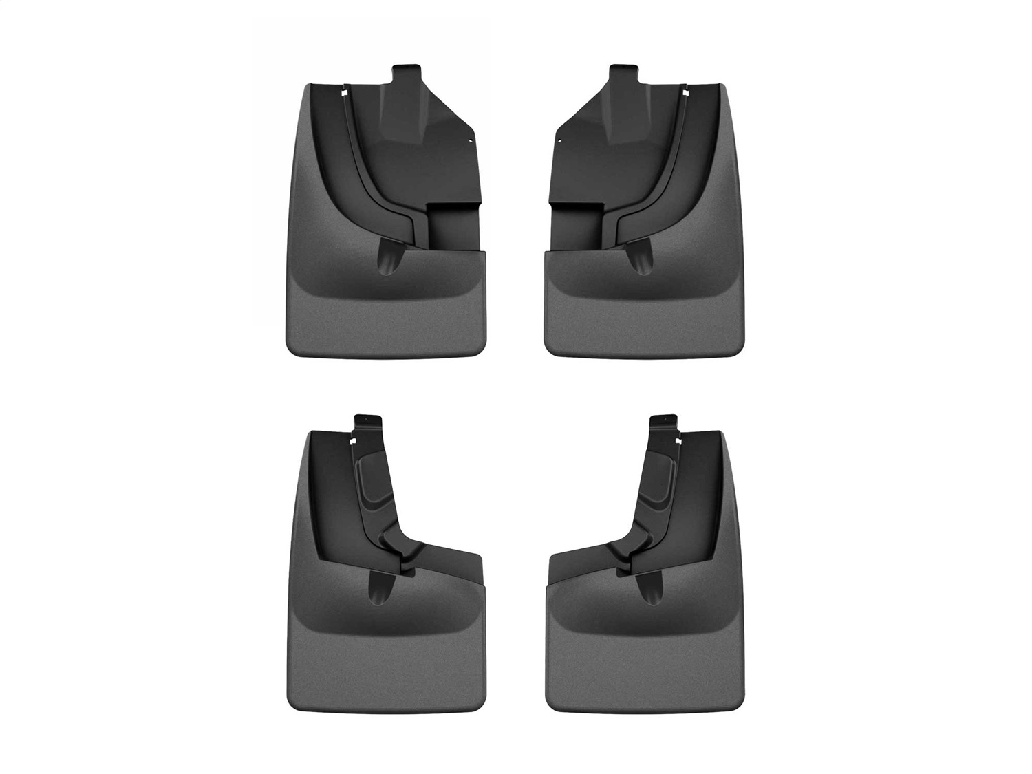 WeatherTech MudFlap No-Drill DigitalFit MudFlap Kit; Black 110169-120169 thumbnail 0