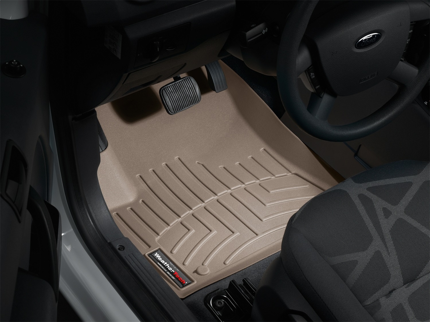 WeatherTech FloorLinerTM DigitalFit; Tan; Front 453681 thumbnail 1