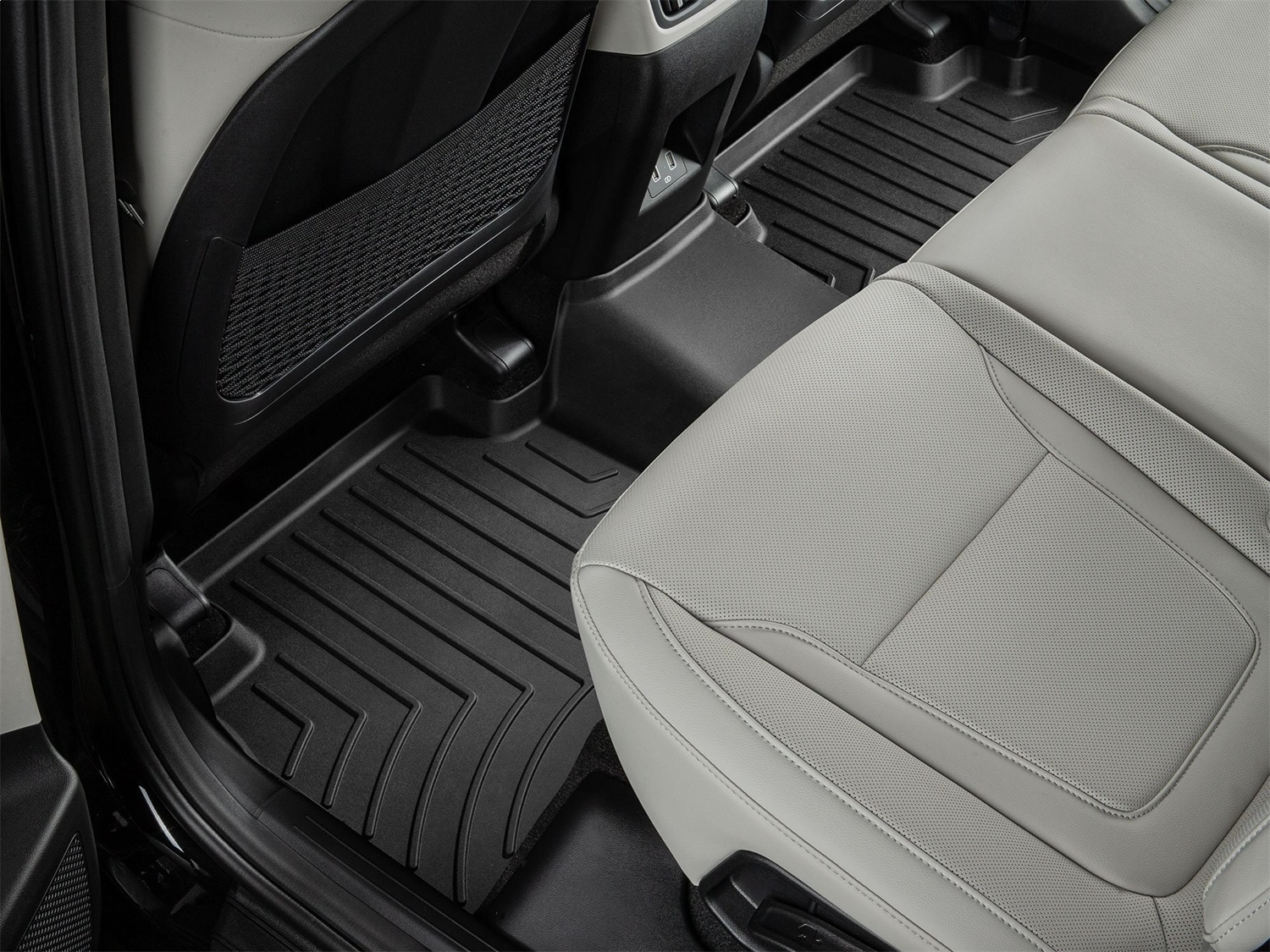 WeatherTech FloorLinerTM HP; Black; Rear 4416782IM thumbnail 1
