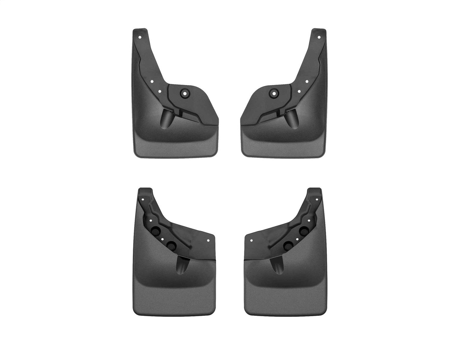 WeatherTech MudFlap No-Drill DigitalFit MudFlap Kit; Black 110184-120184 thumbnail 0