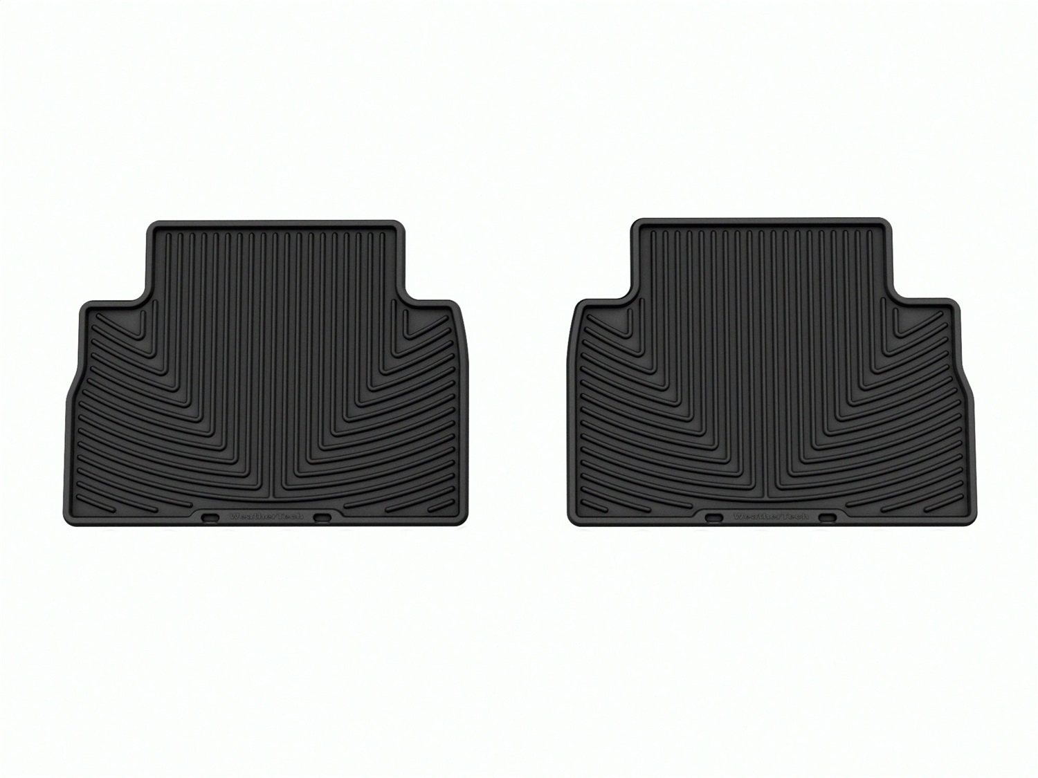 WeatherTech All Weather Floor Mats; Black; Rear W624 thumbnail 0