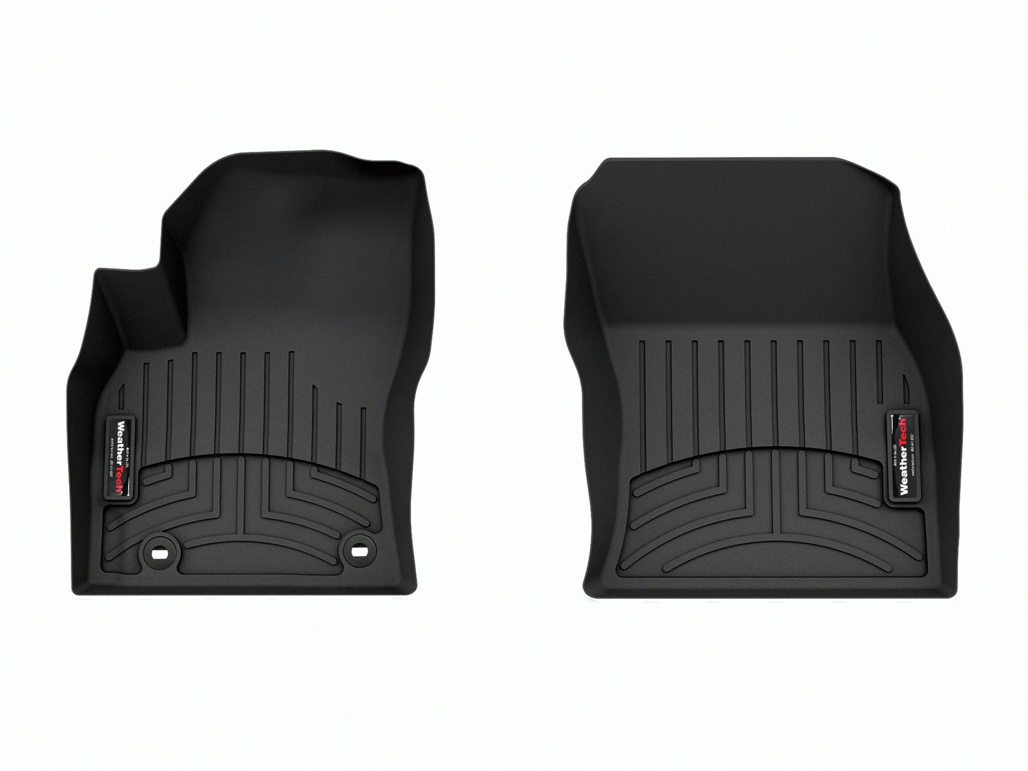 WeatherTech FloorLinerTM DigitalFit; Black; Front 4418301 thumbnail 0