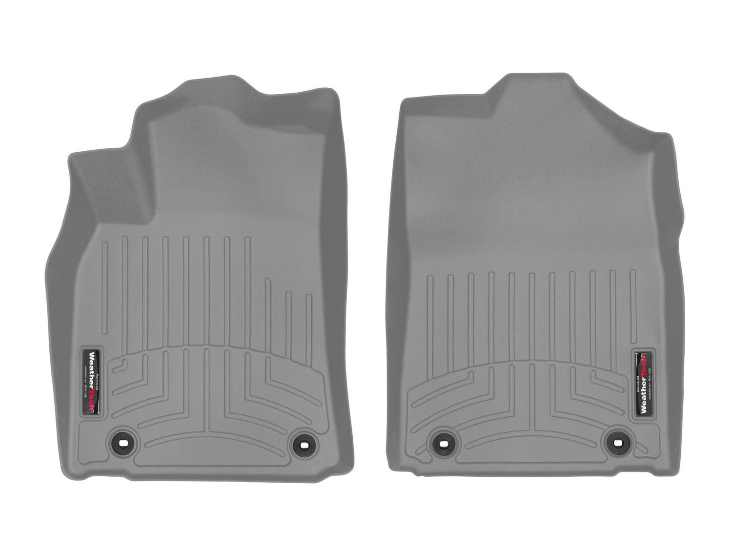 WeatherTech FloorLinerTM DigitalFit; Gray; Front 4614591 thumbnail 0