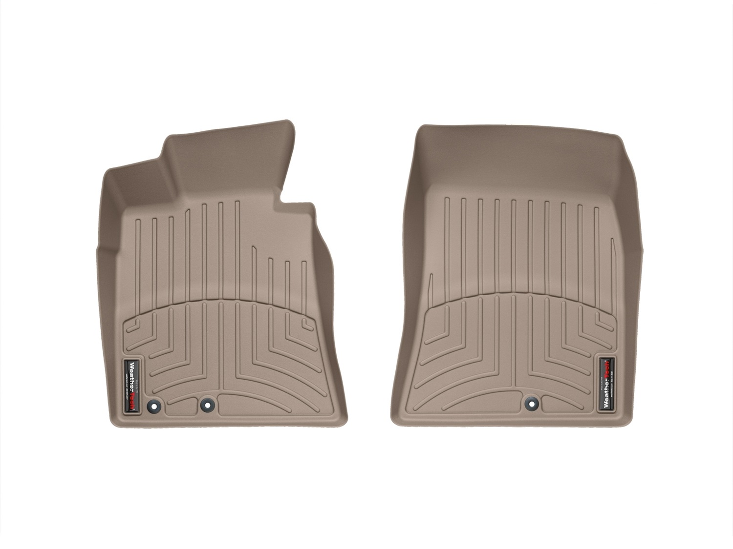 WeatherTech FloorLinerTM DigitalFit; Tan; Front 453781 thumbnail 0