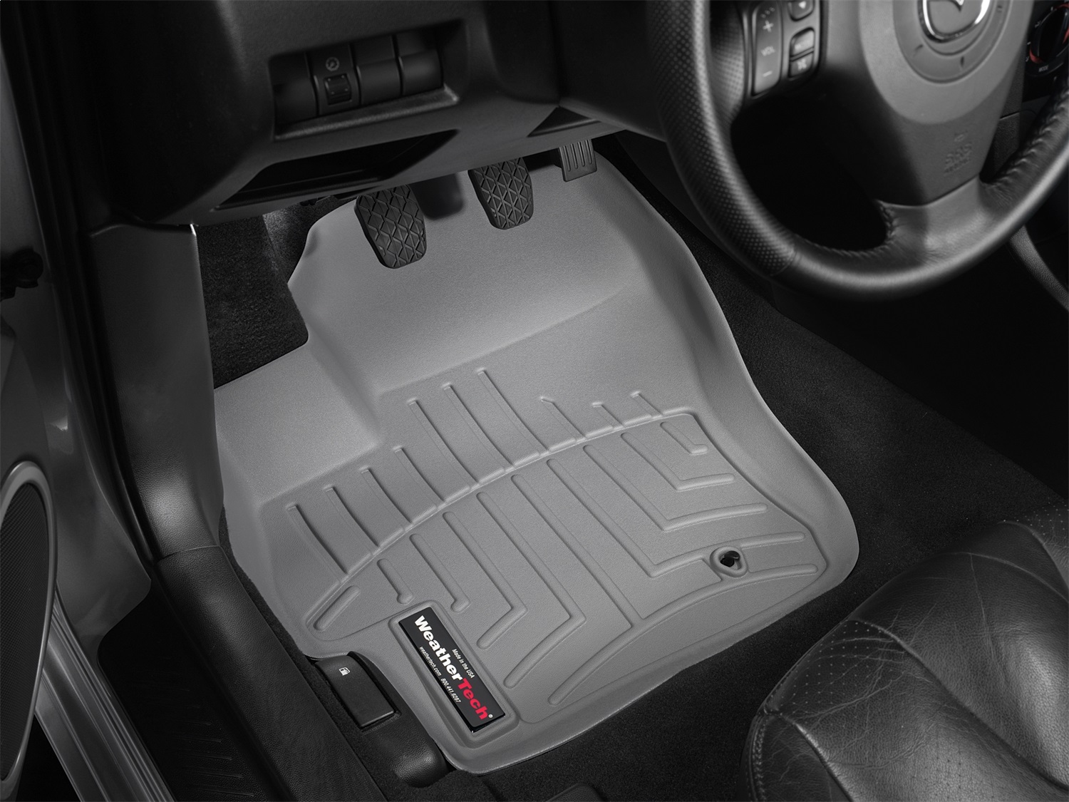 WeatherTech FloorLinerTM DigitalFit; Gray; Front 461471 thumbnail 0