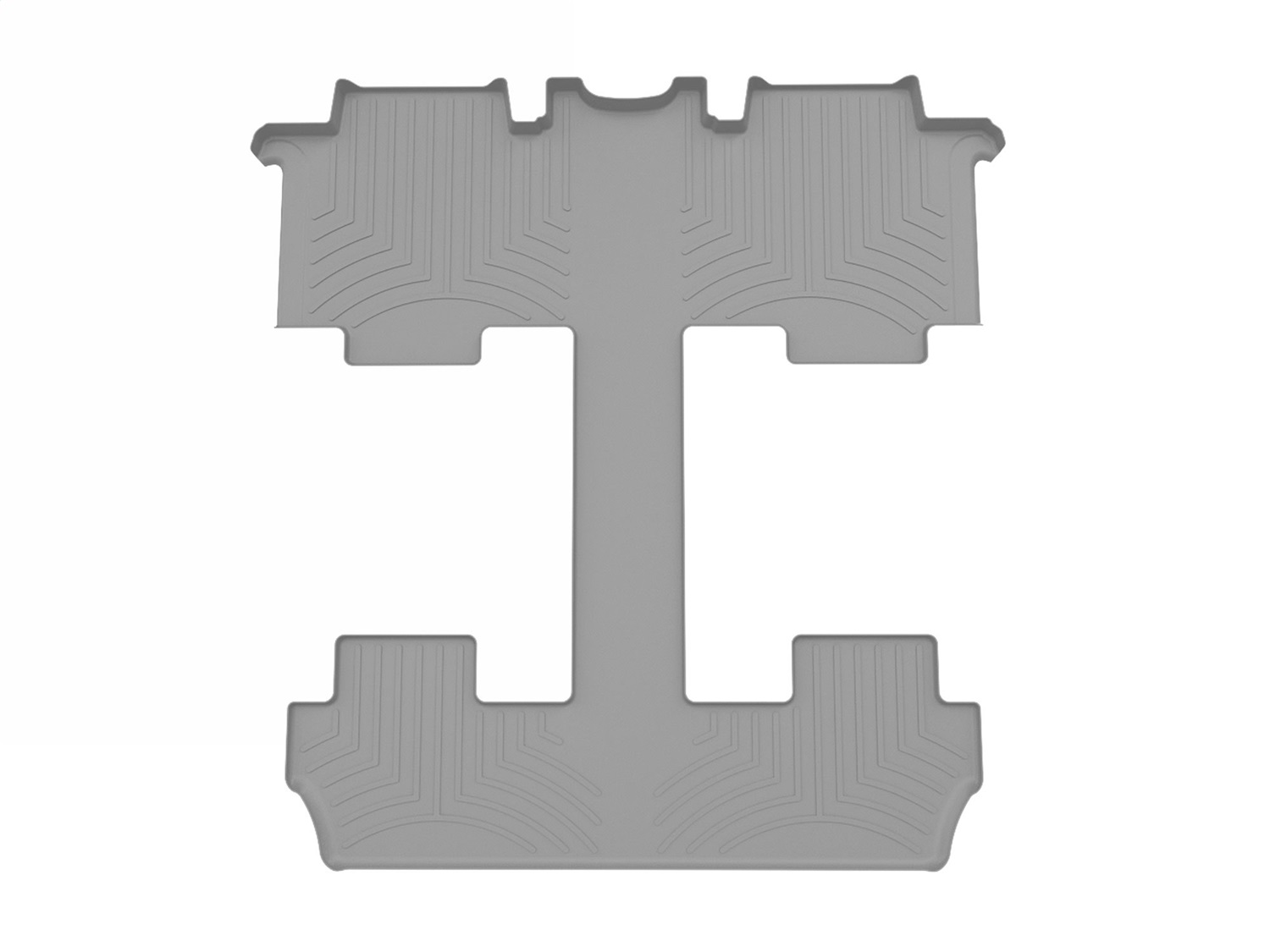 WeatherTech FloorLinerTM DigitalFit; Gray; Rear and Third Row; 1 Piece 4618244 thumbnail 0