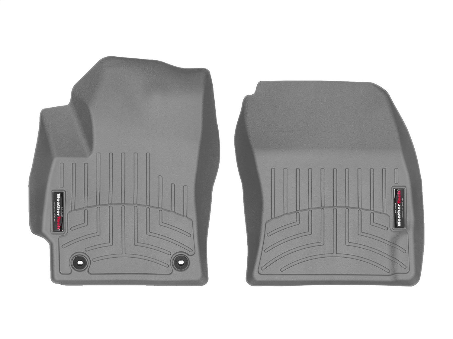 WeatherTech FloorLinerTM DigitalFit; Gray; Front 4614951 thumbnail 0
