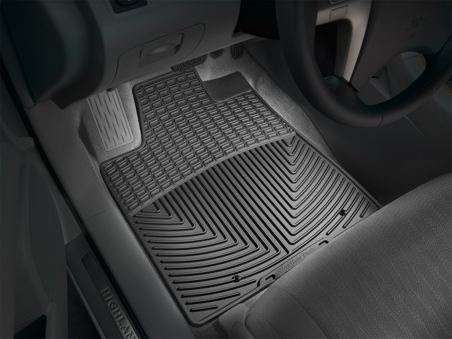 WeatherTech All Weather Floor Mats; Black; Front W120 thumbnail 1