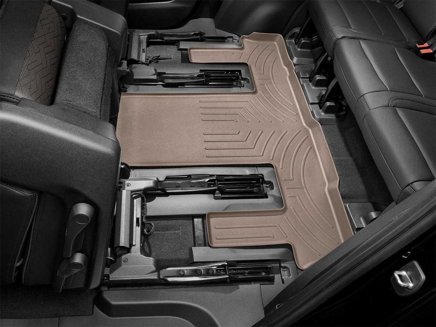 WeatherTech FloorLinerTM DigitalFit; Tan; Third Row 4516323 thumbnail 0