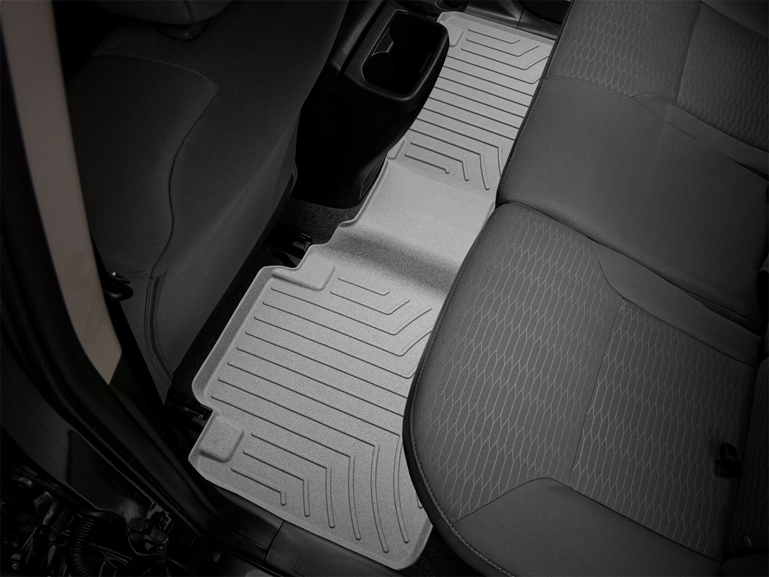 WeatherTech FloorLinerTM HP; Gray; Rear 468722IM thumbnail 1