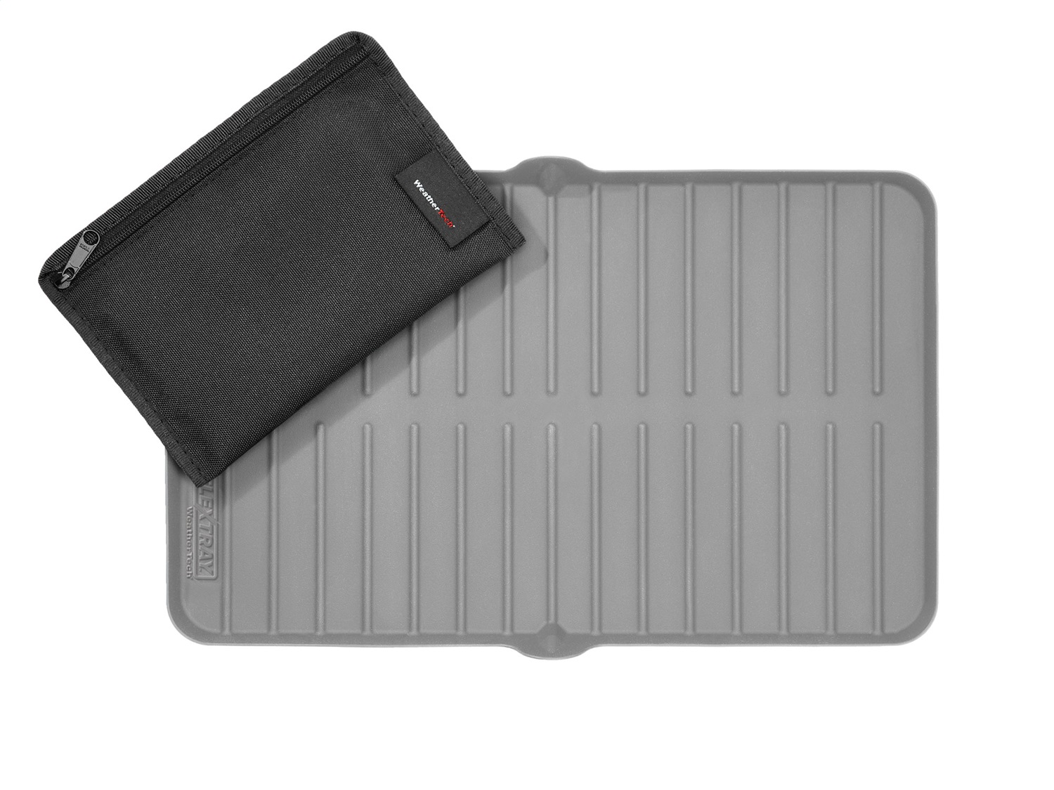 WeatherTech WeatherTech FlexTray; Gray; w/o Storage Bag 8AFT1GR thumbnail 0