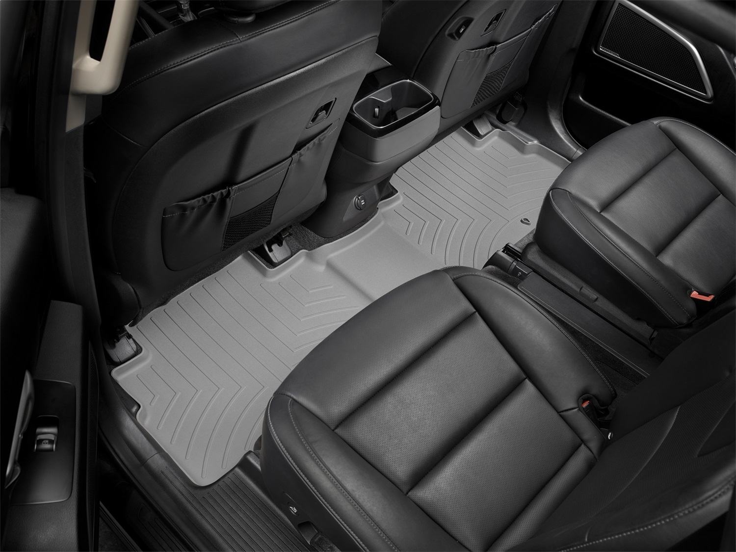 WeatherTech FloorLinerTM DigitalFit; Gray; Rear 4615322 thumbnail 0