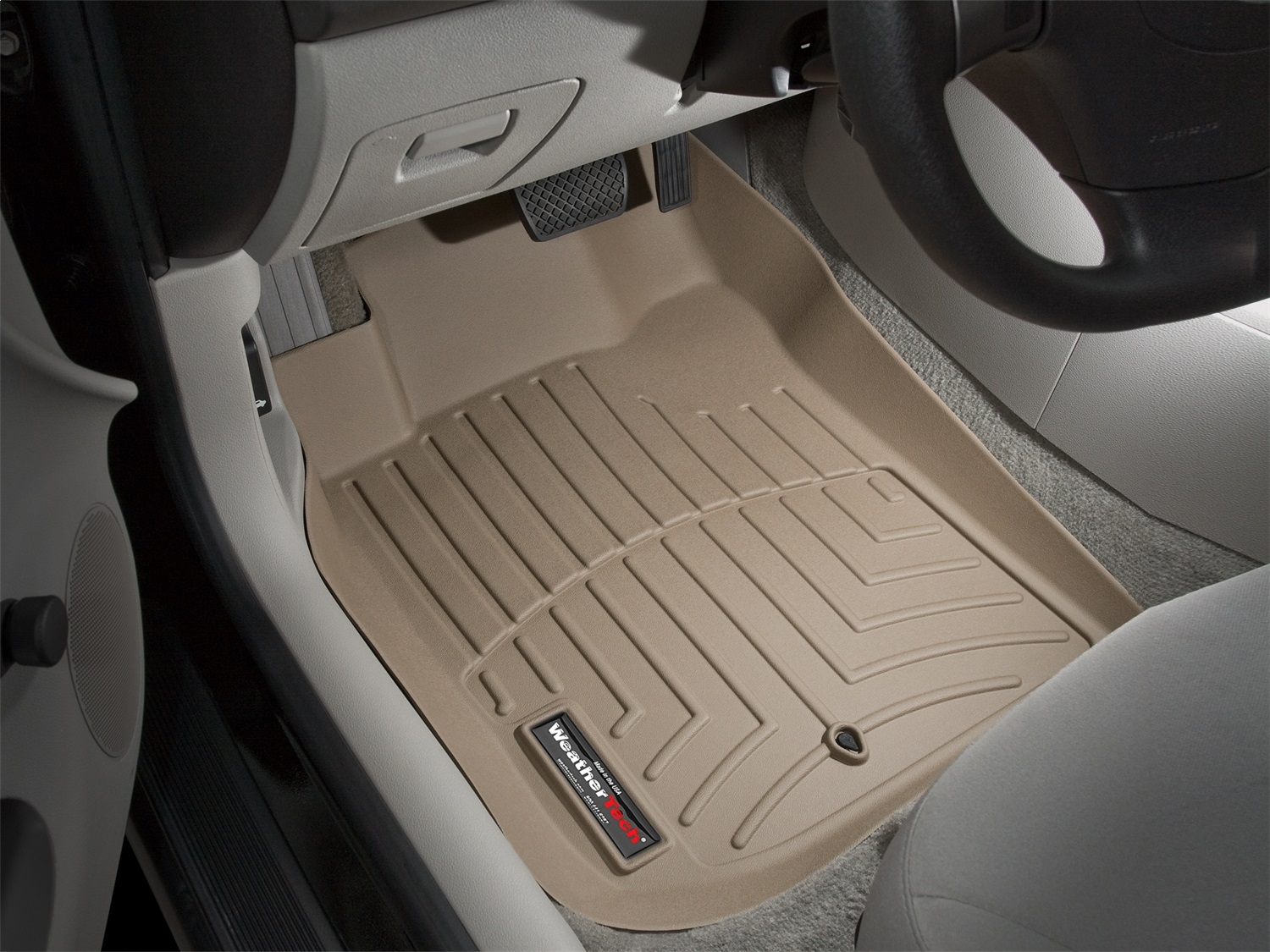 WeatherTech FloorLinerTM DigitalFit; Tan; Front 451981 thumbnail 0