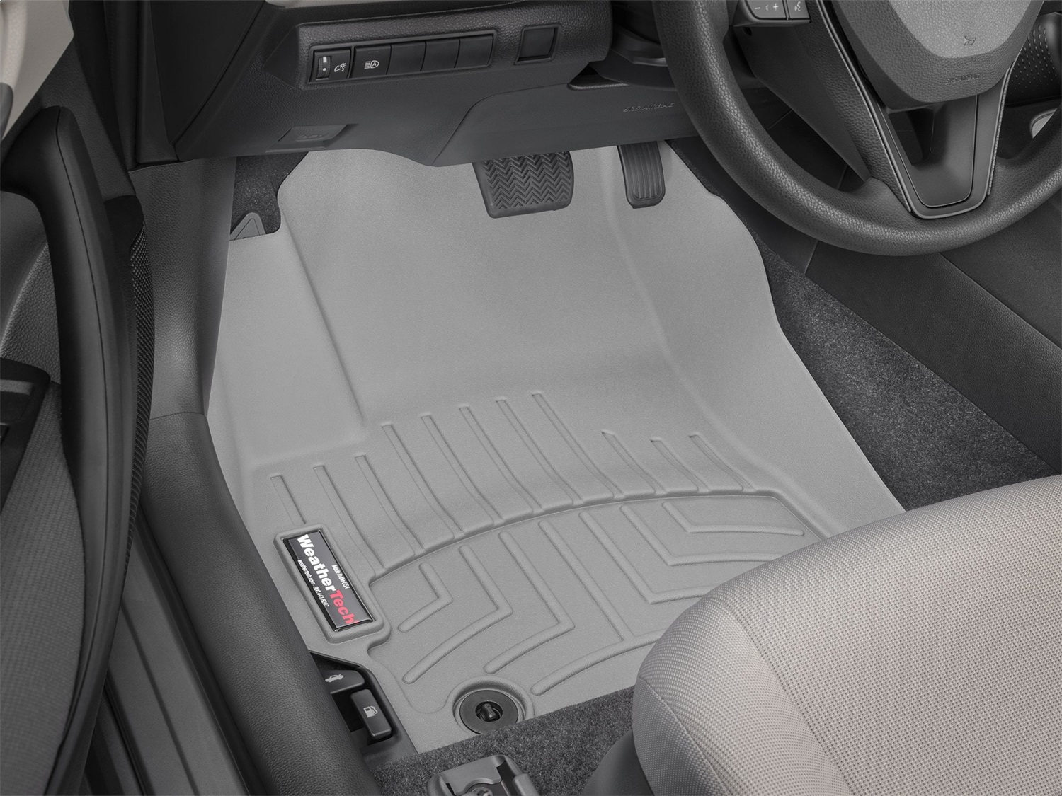 WeatherTech FloorLinerTM DigitalFit; Gray; Front 4615391 thumbnail 0