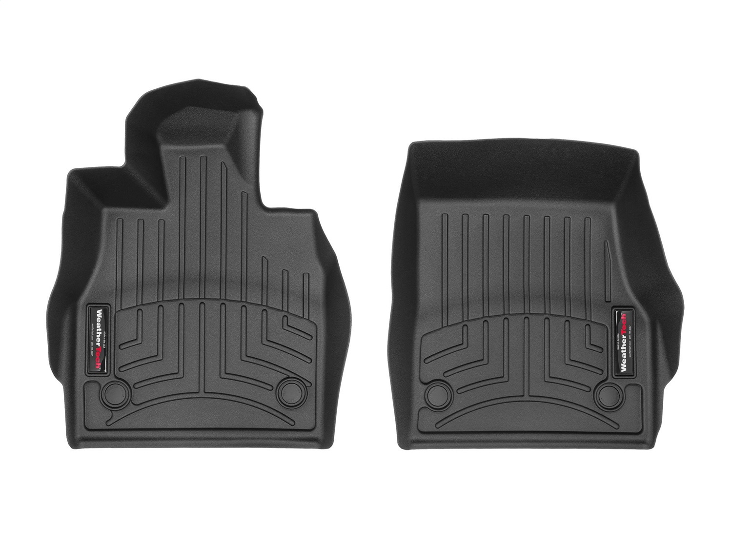 WeatherTech FloorLinerTM DigitalFit; Black; Front 4416221 thumbnail 0