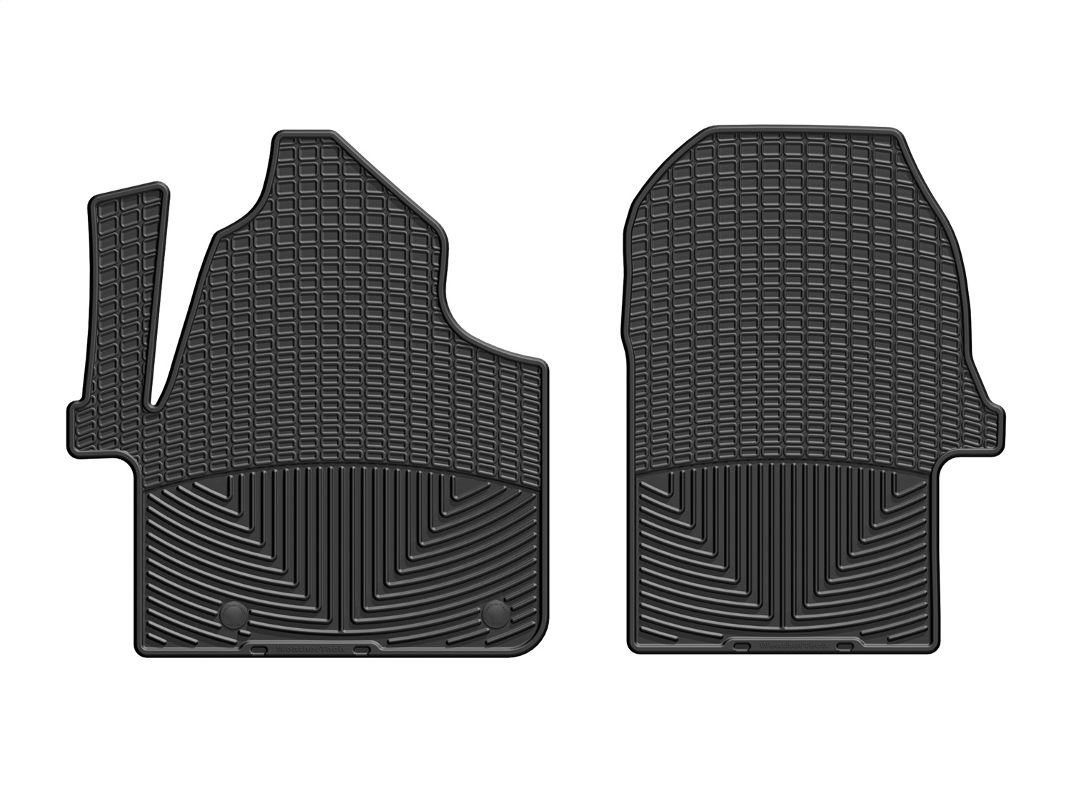 WeatherTech All Weather Floor Mats; Black; Front W529 thumbnail 0