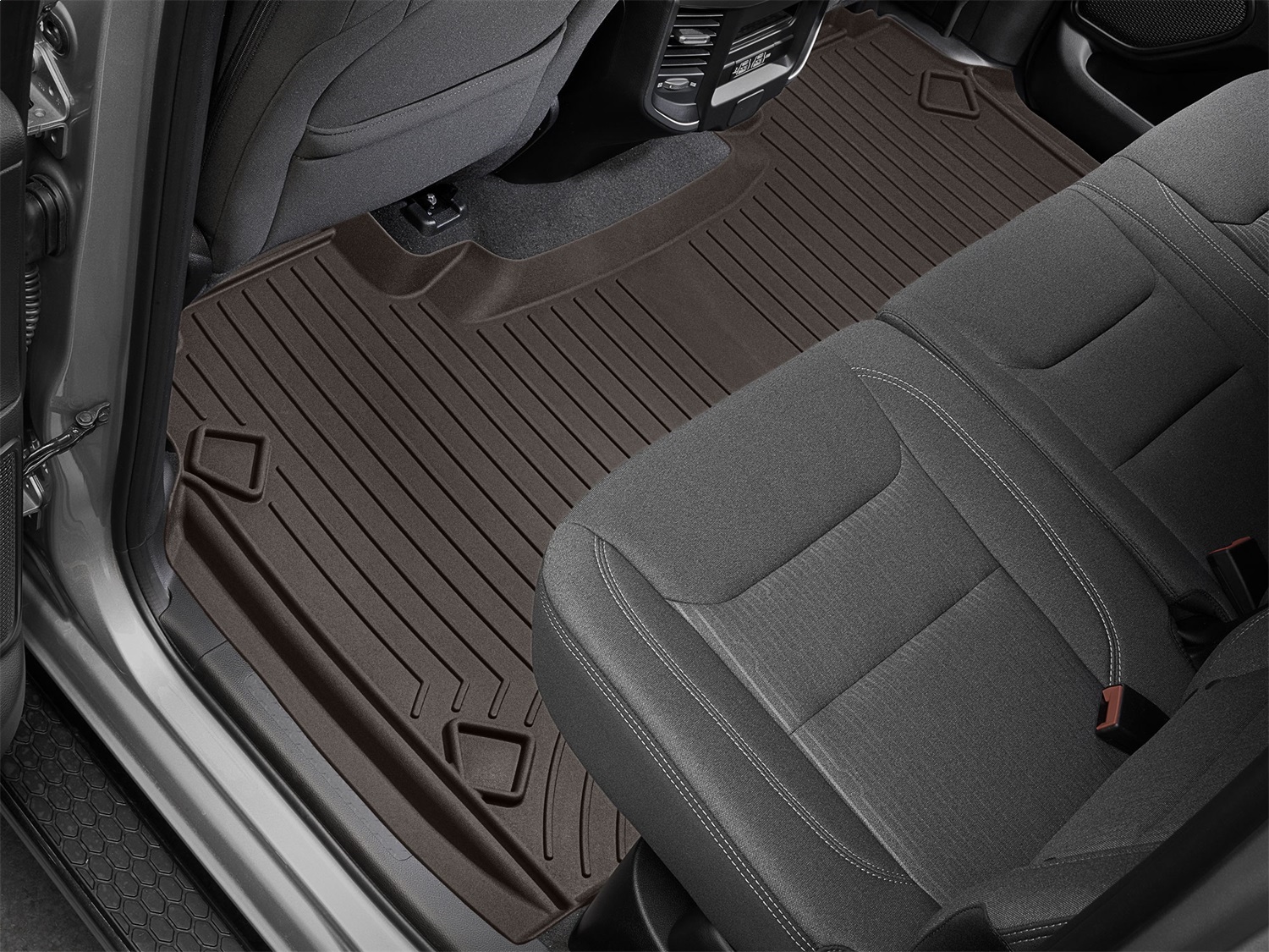 WeatherTech FloorLinerTM HP; Cocoa; Rear 4714282IM thumbnail 1