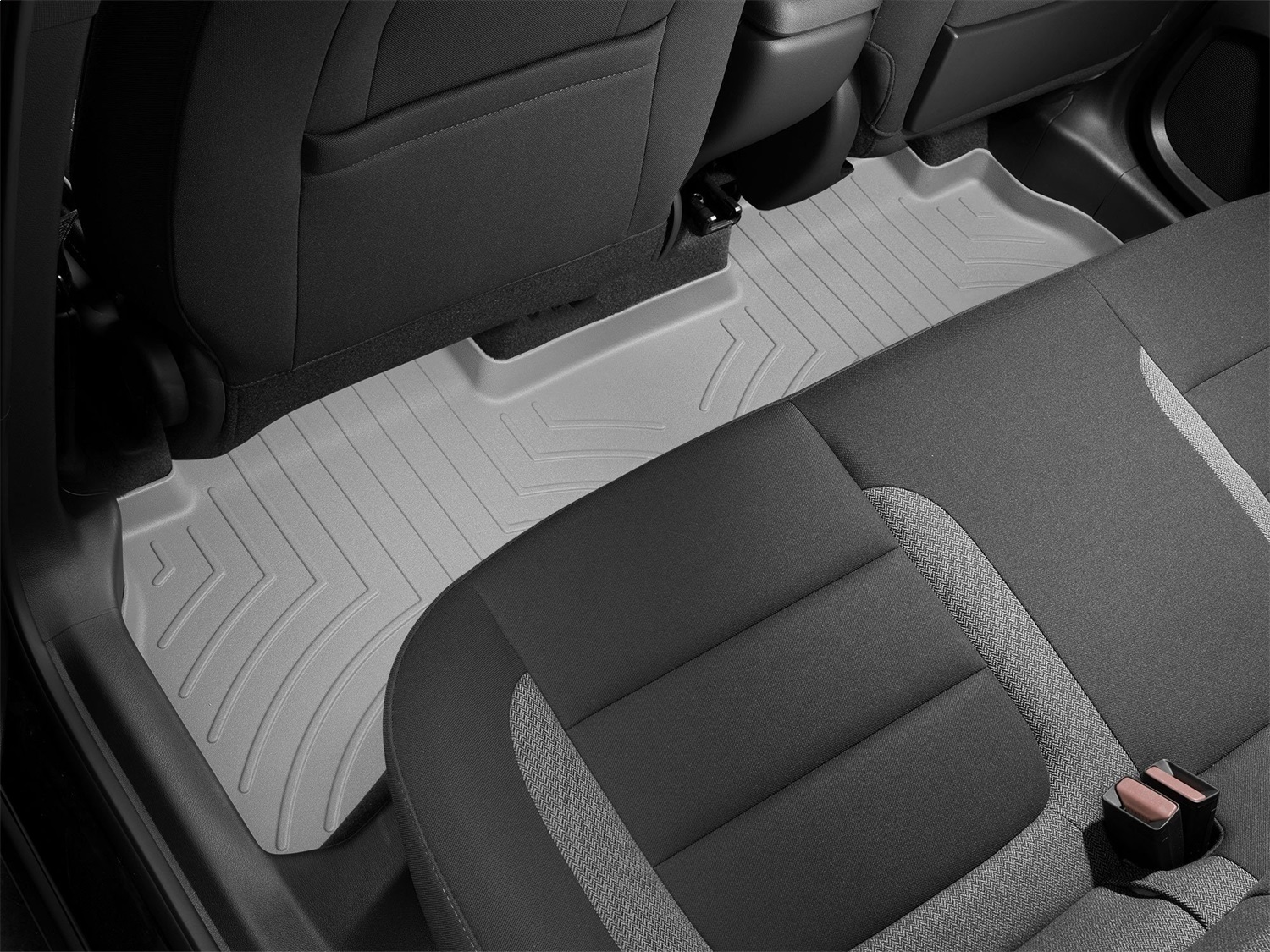 WeatherTech FloorLinerTM DigitalFit; Gray; Rear 4616174 thumbnail 1