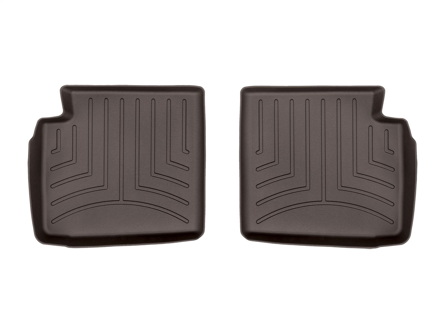 WeatherTech FloorLinerTM DigitalFit; Cocoa; Rear; 2 Piece 473692 thumbnail 0