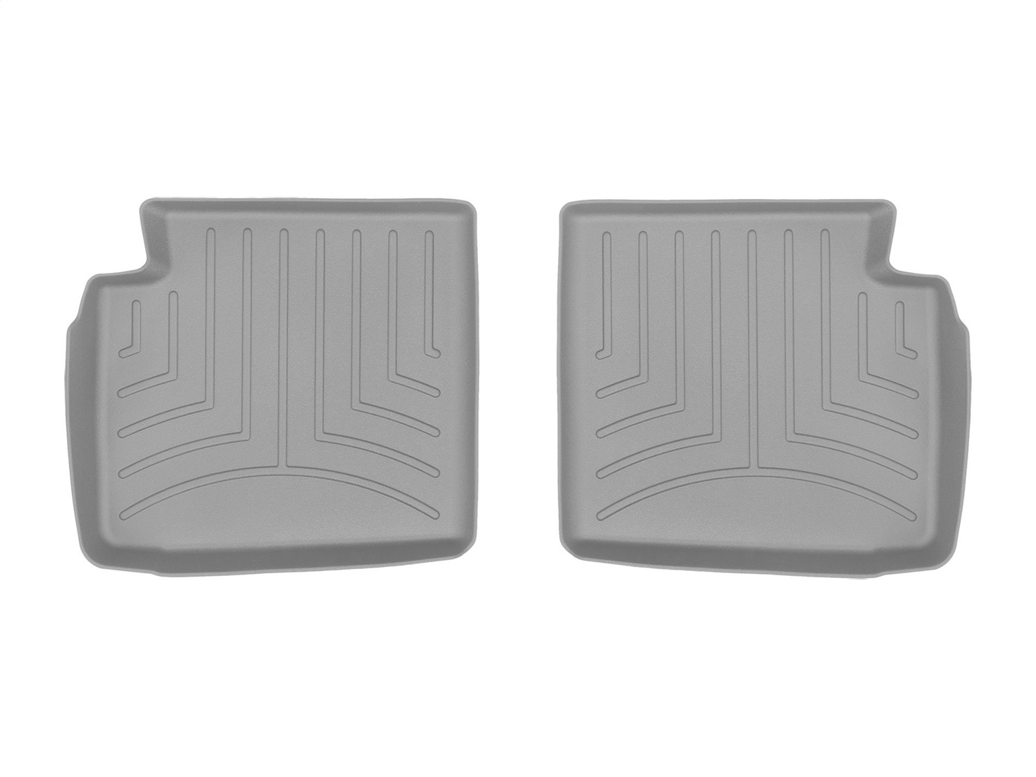 WeatherTech FloorLinerTM DigitalFit; Gray; Rear; 2 Piece 463692 thumbnail 0