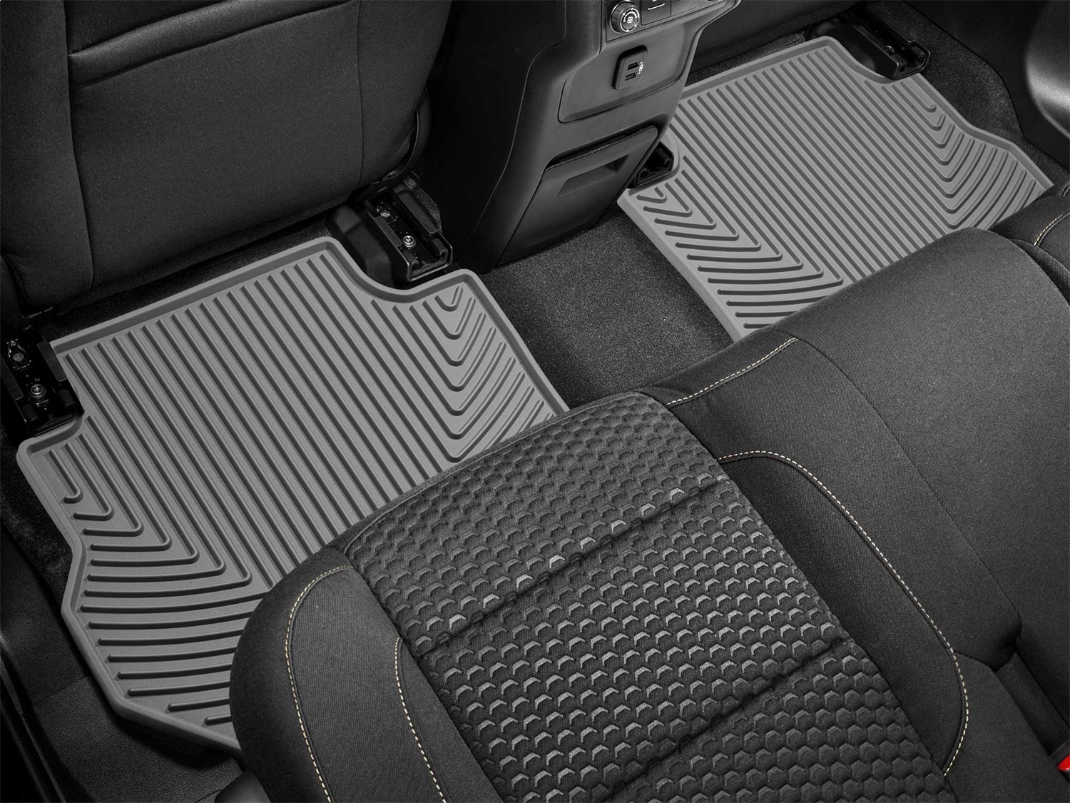 WeatherTech All Weather Floor Mats; Gray; Rear W535GR thumbnail 0