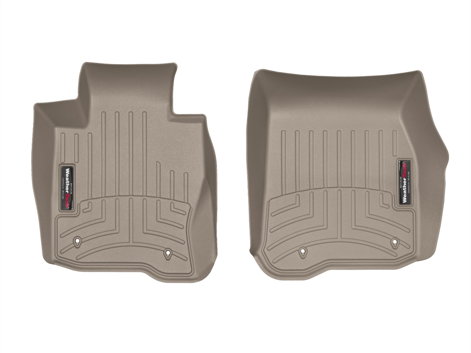 WeatherTech FloorLinerTM DigitalFit; Tan; Front 455701 thumbnail 1