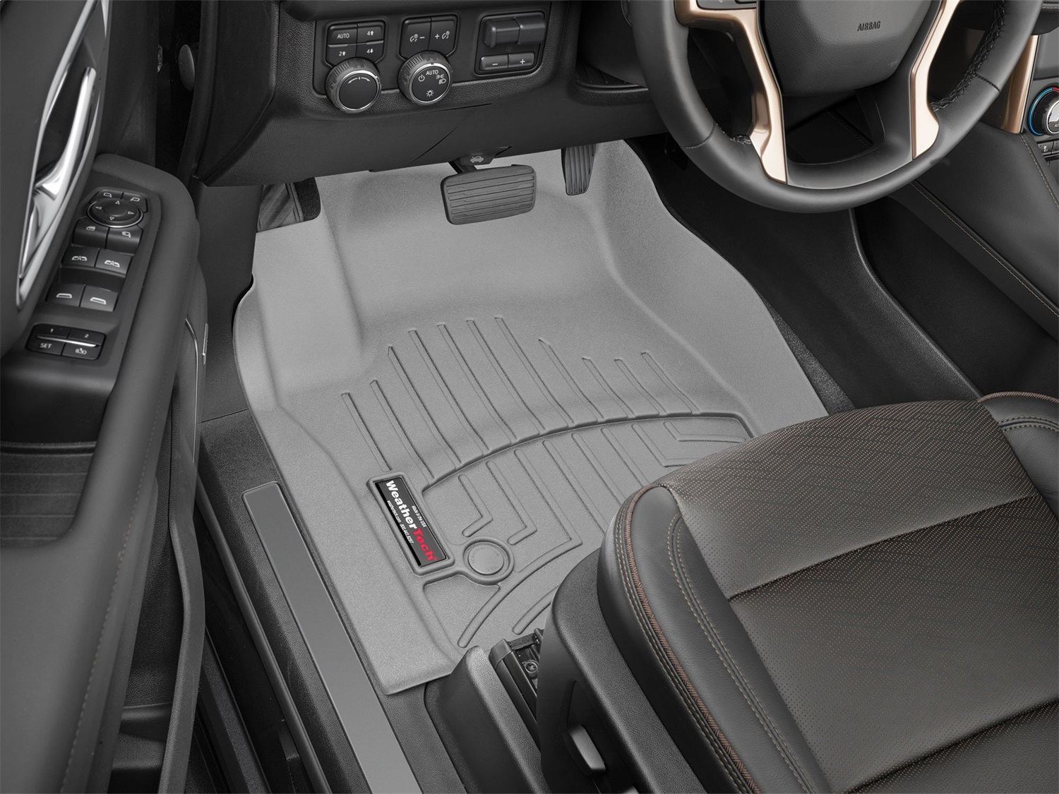 WeatherTech FloorLinerTM DigitalFit; Gray; Front 4616321 thumbnail 1