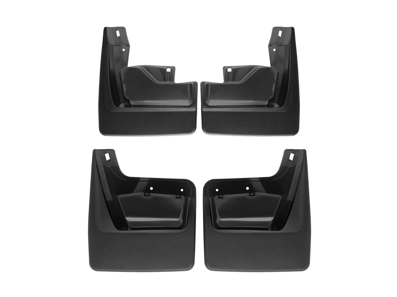 WeatherTech MudFlap No-Drill DigitalFit MudFlap Kit; Black 110119-120119 thumbnail 0