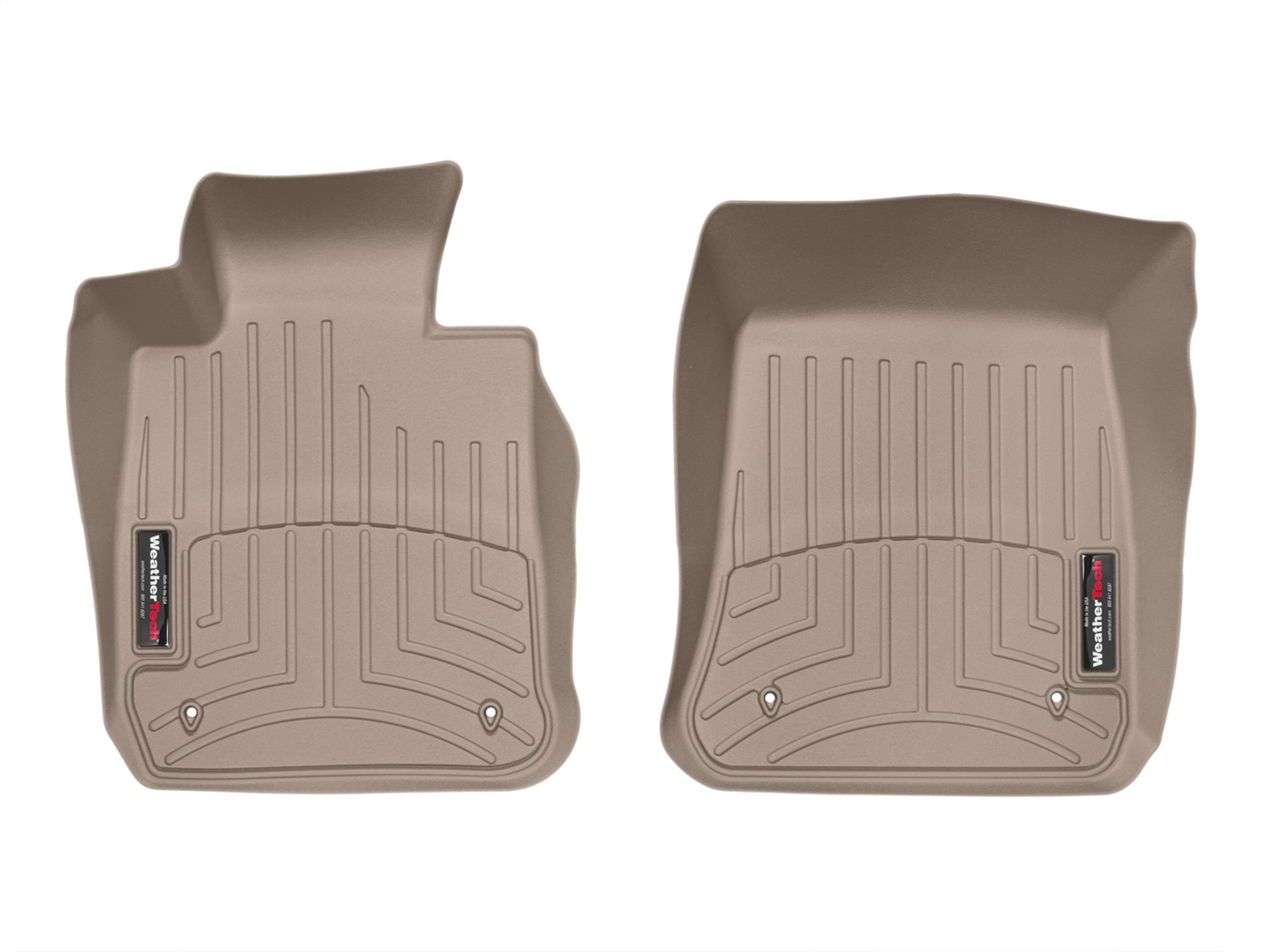WeatherTech FloorLinerTM DigitalFit; Tan; Front 455741 thumbnail 0