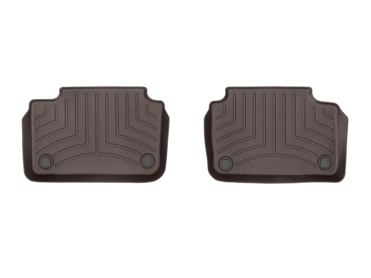 WeatherTech FloorLinerTM DigitalFit; Cocoa; Rear; 2 Piece 4715253 thumbnail 0
