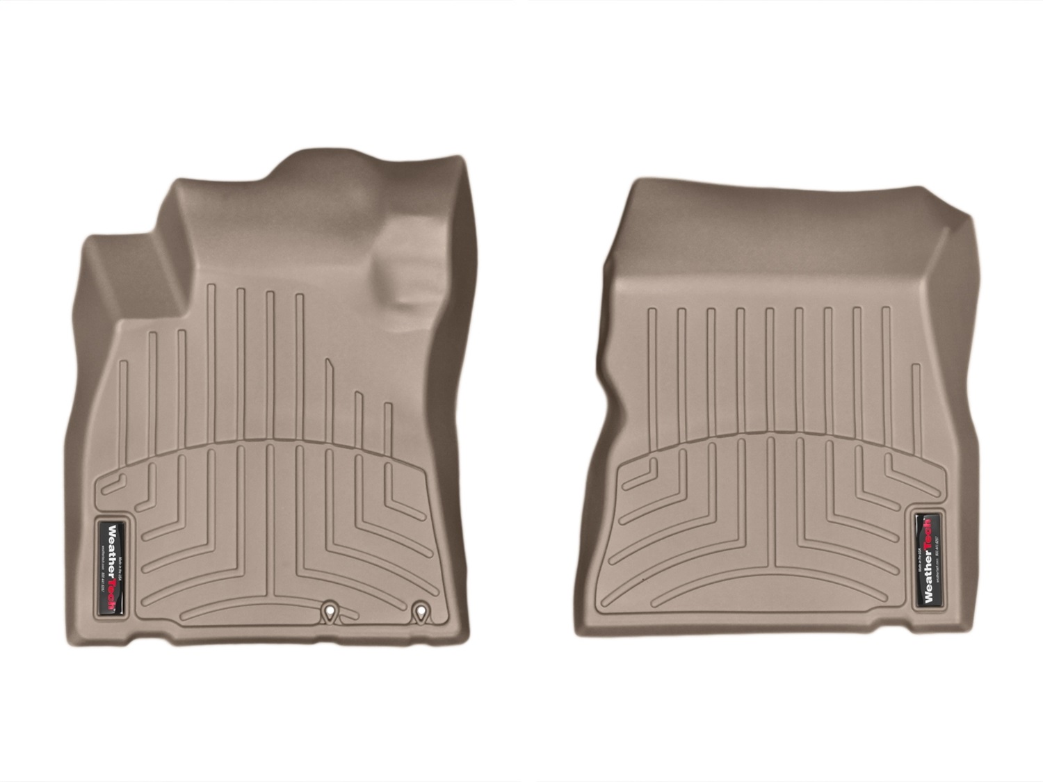 WeatherTech FloorLinerTM DigitalFit; Tan; Front 455771 thumbnail 0