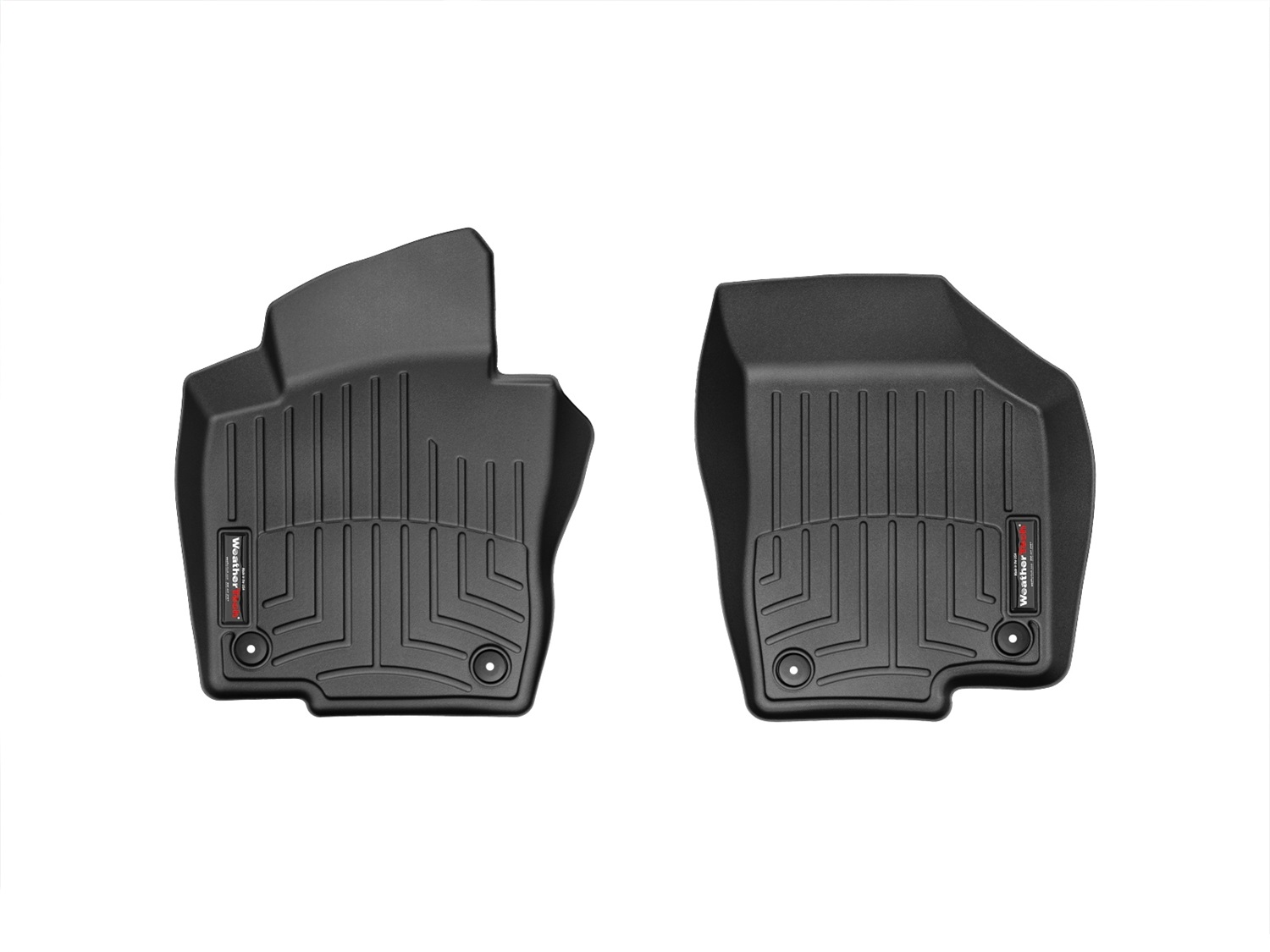 WeatherTech FloorLinerTM DigitalFit; Black; Front 443841 thumbnail 0