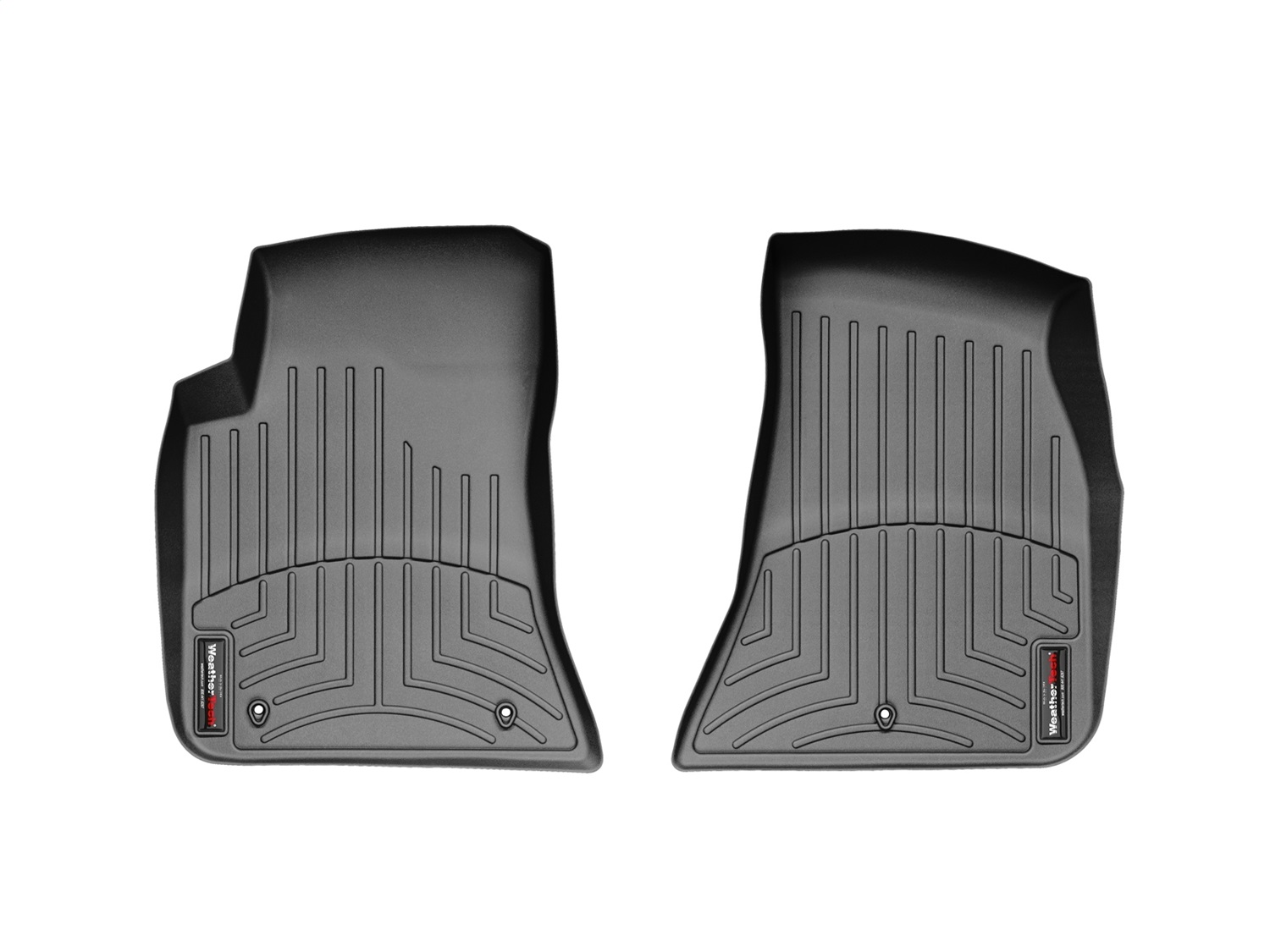 WeatherTech FloorLinerTM DigitalFit; Black; Front 443861 thumbnail 0