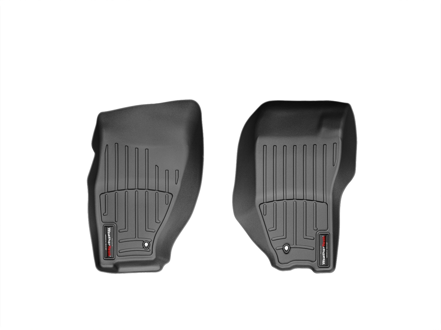 WeatherTech FloorLinerTM DigitalFit; Black; Front 443881 thumbnail 0
