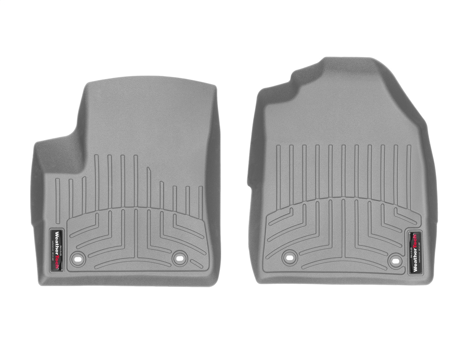 WeatherTech FloorLinerTM DigitalFit; Gray; Front 463681 thumbnail 1