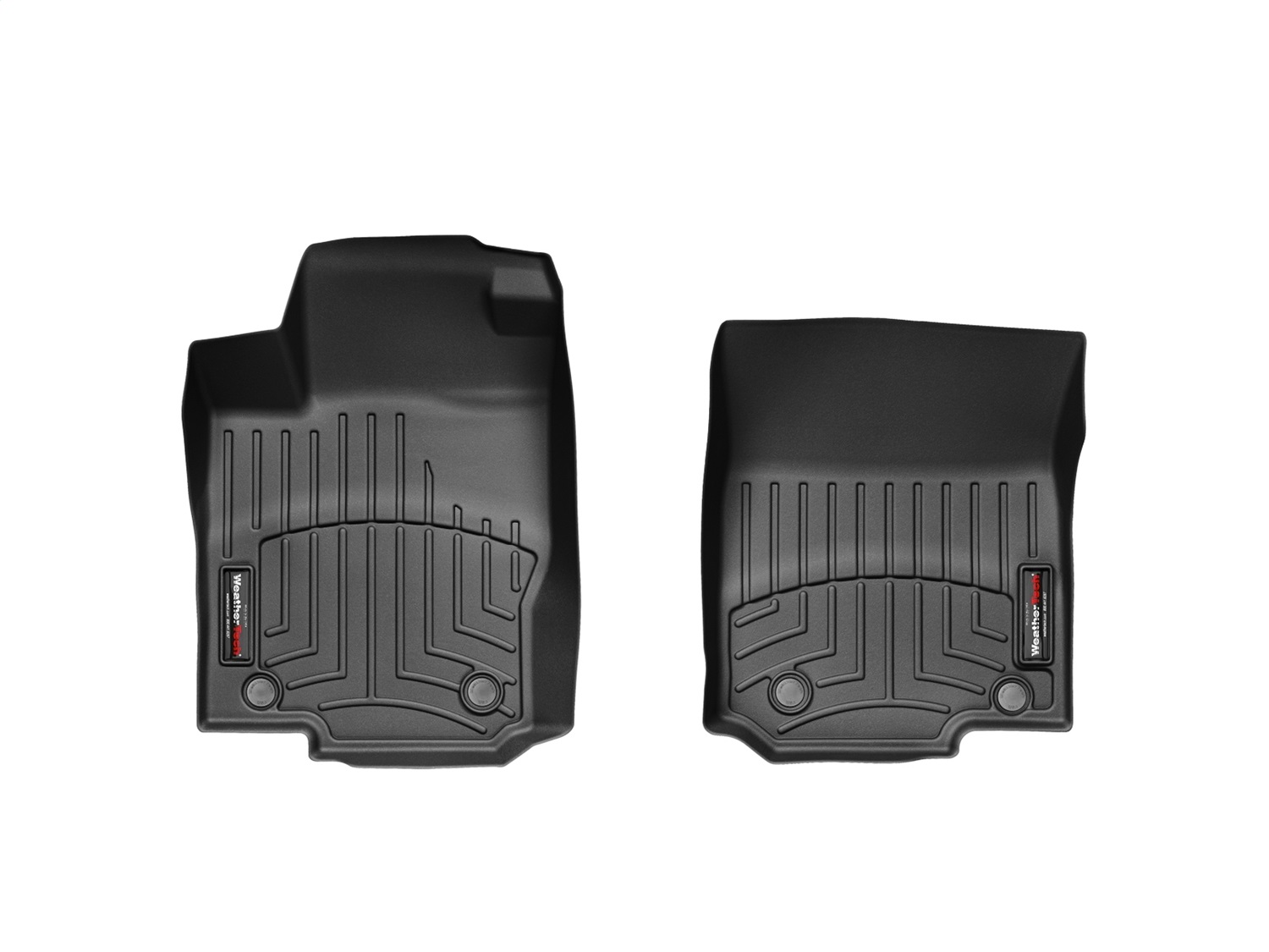 WeatherTech FloorLinerTM DigitalFit; Black; Front 444011 thumbnail 0