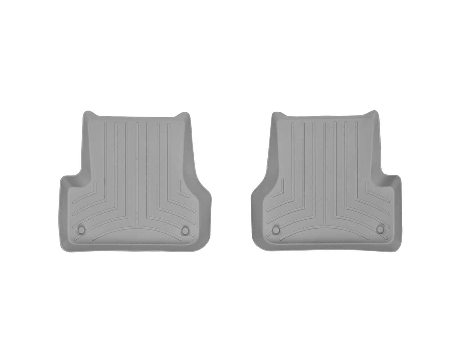 WeatherTech FloorLinerTM DigitalFit; Gray; Rear; 2 Piece 463742 thumbnail 1