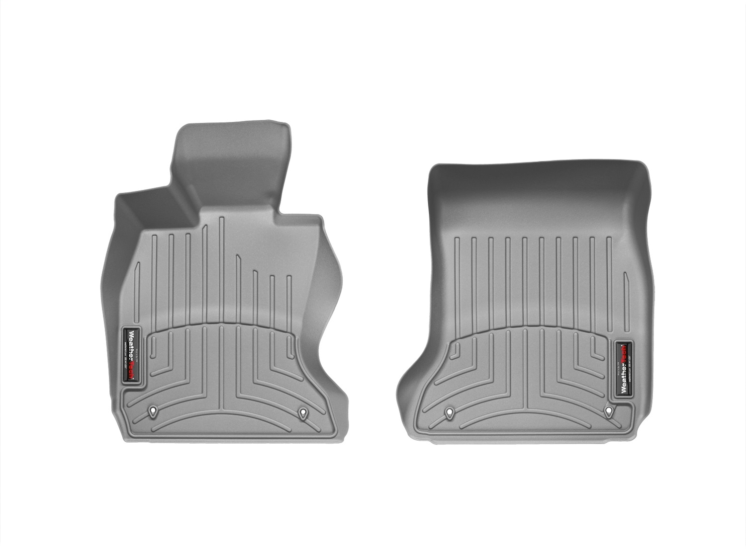 WeatherTech FloorLinerTM DigitalFit; Gray; Front 463751 thumbnail 1
