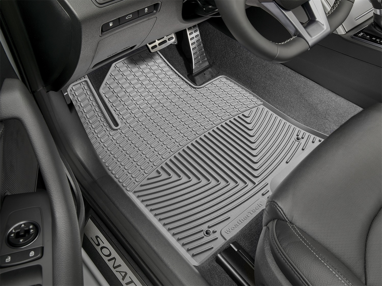 WeatherTech All Weather Floor Mats; Gray; Front W385GR thumbnail 0