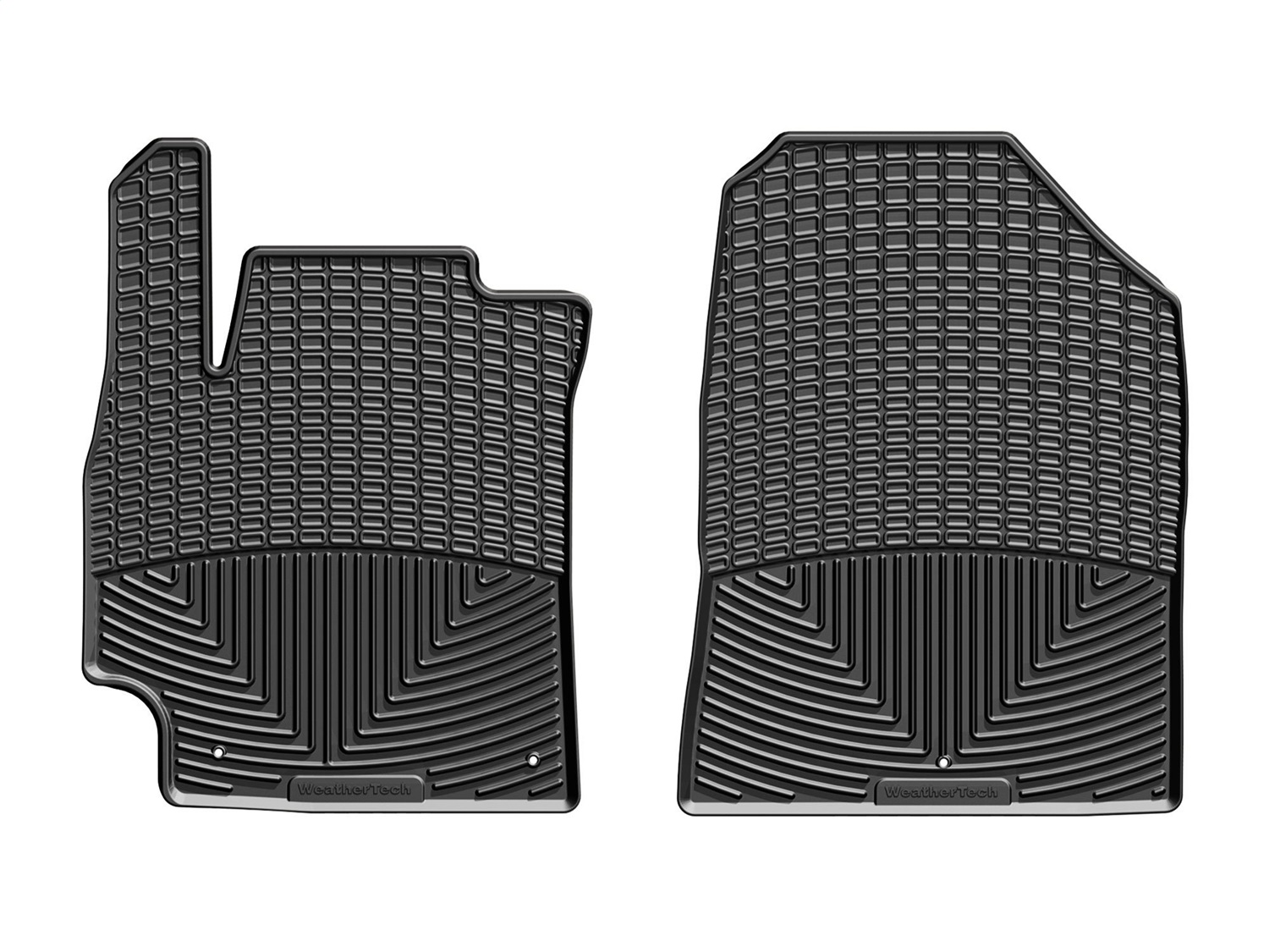 WeatherTech All Weather Floor Mats; Black; Front W388 thumbnail 0