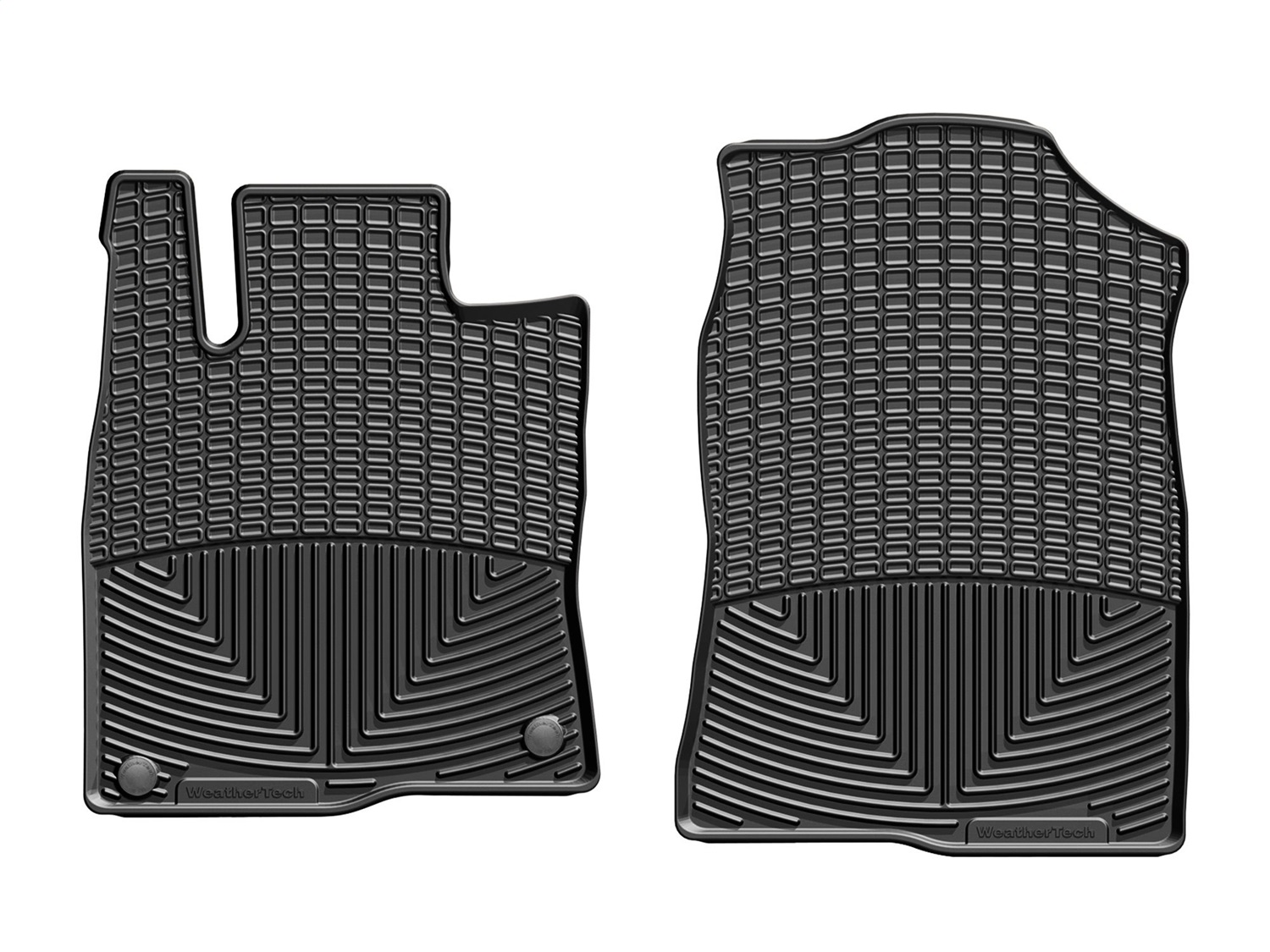 WeatherTech All Weather Floor Mats; Black; Front W390 thumbnail 0