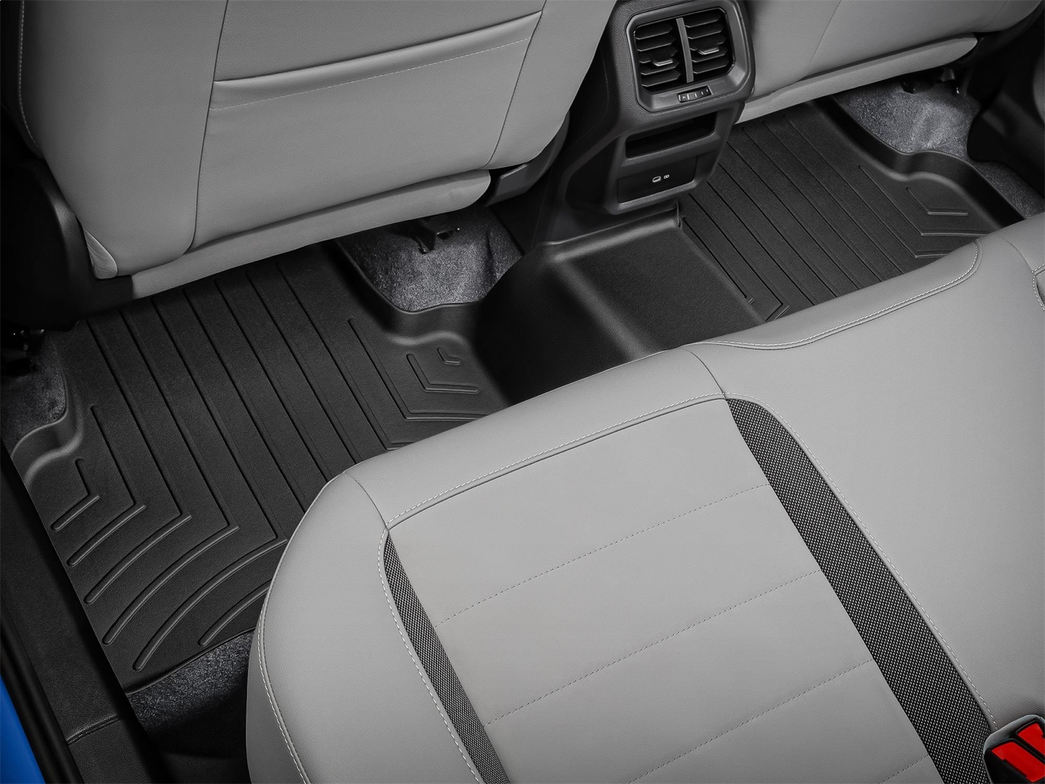 WeatherTech FloorLinerTM DigitalFit; Black; Rear 4416632 thumbnail 1